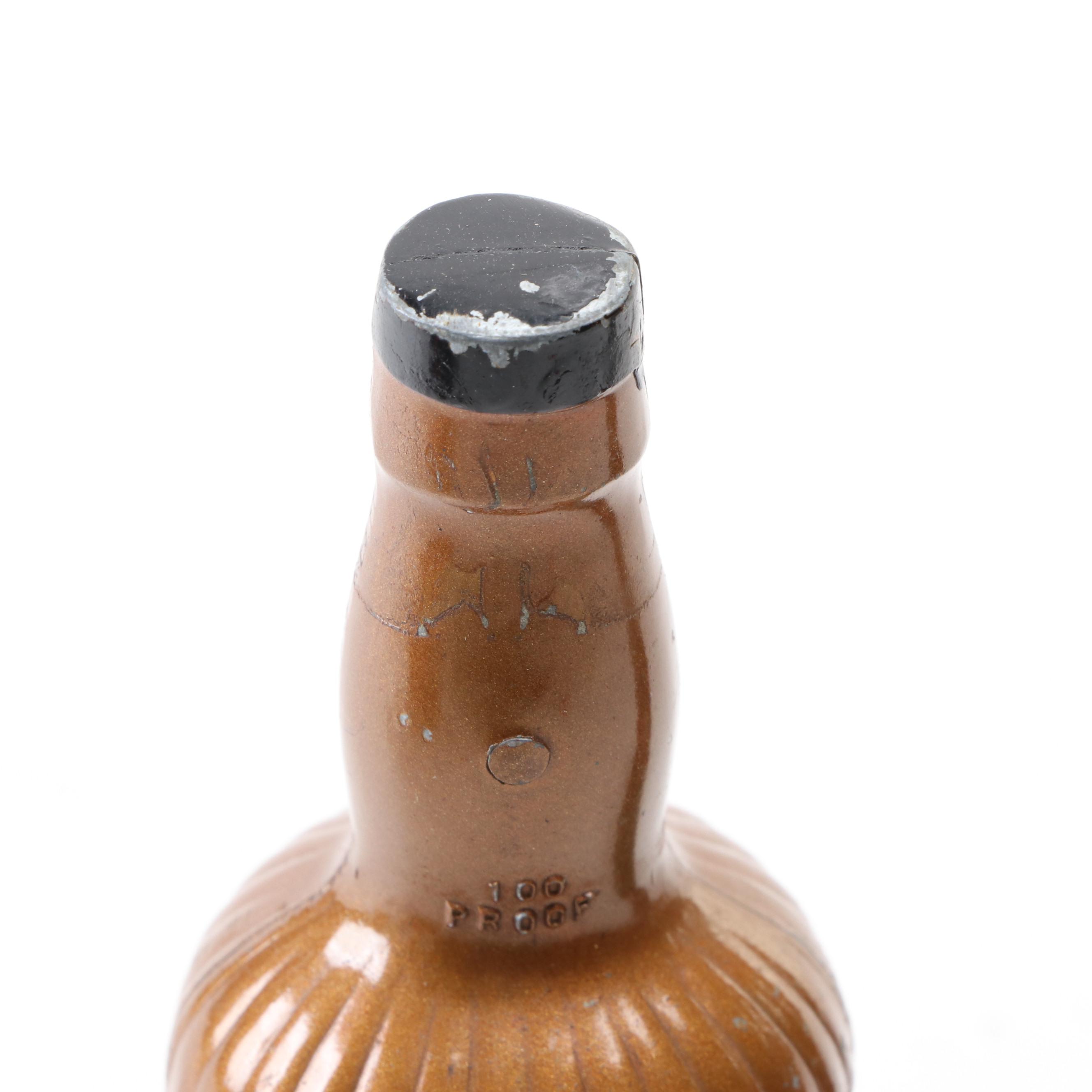 Harris and Other Poker Chips with Southern Comfort Coin Bank, Mid-20th Century