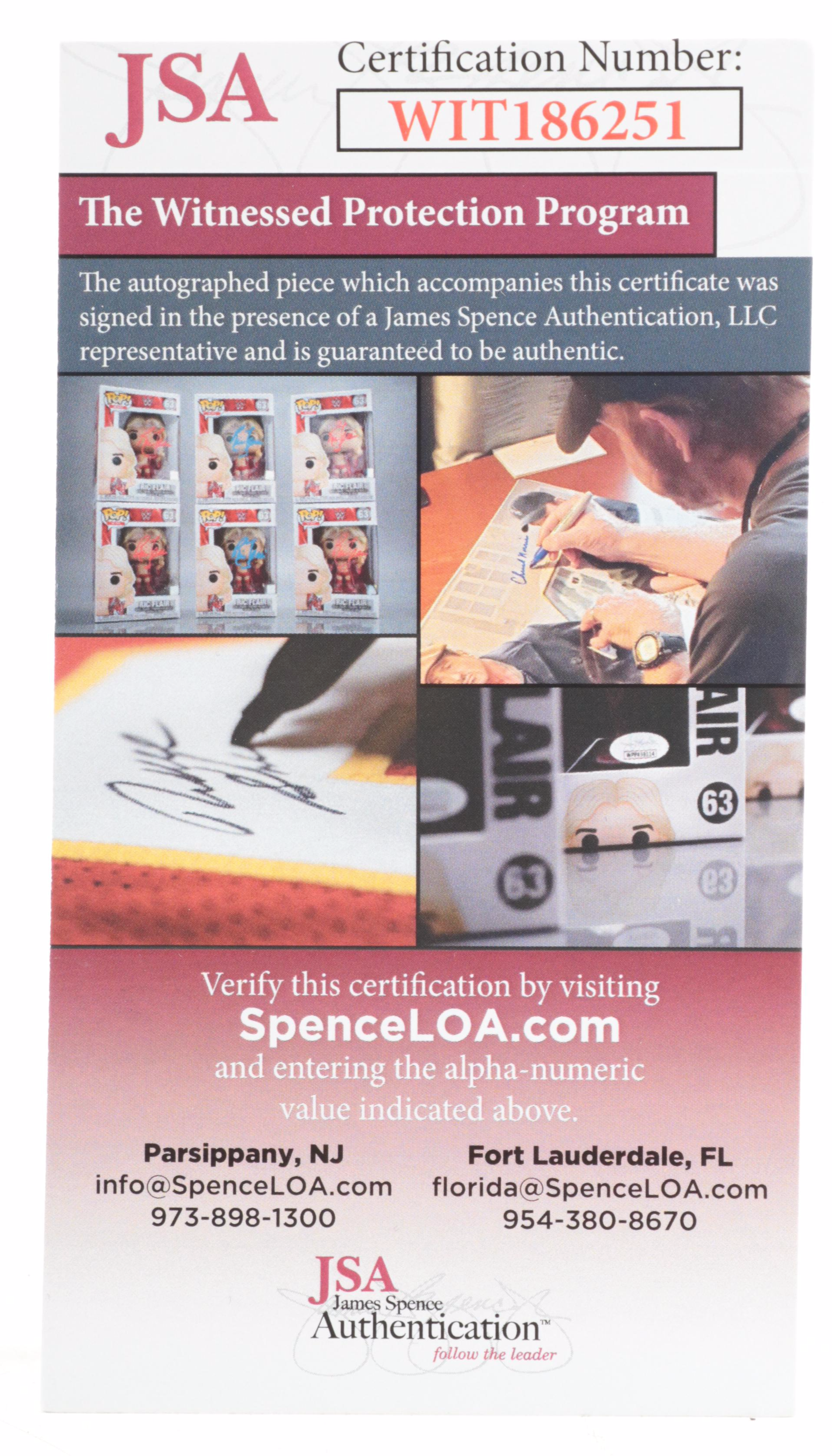 University Of Notre Dame Fighting Irish Rudy Ruettiger Signed Football Jersey