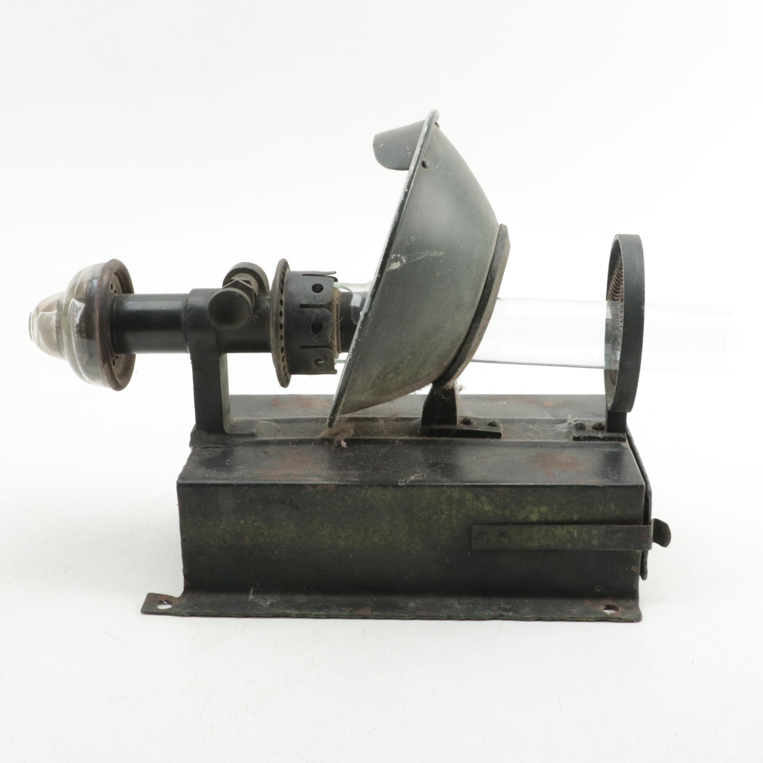 Metal Wall Mount Railroad Kerosene Lantern