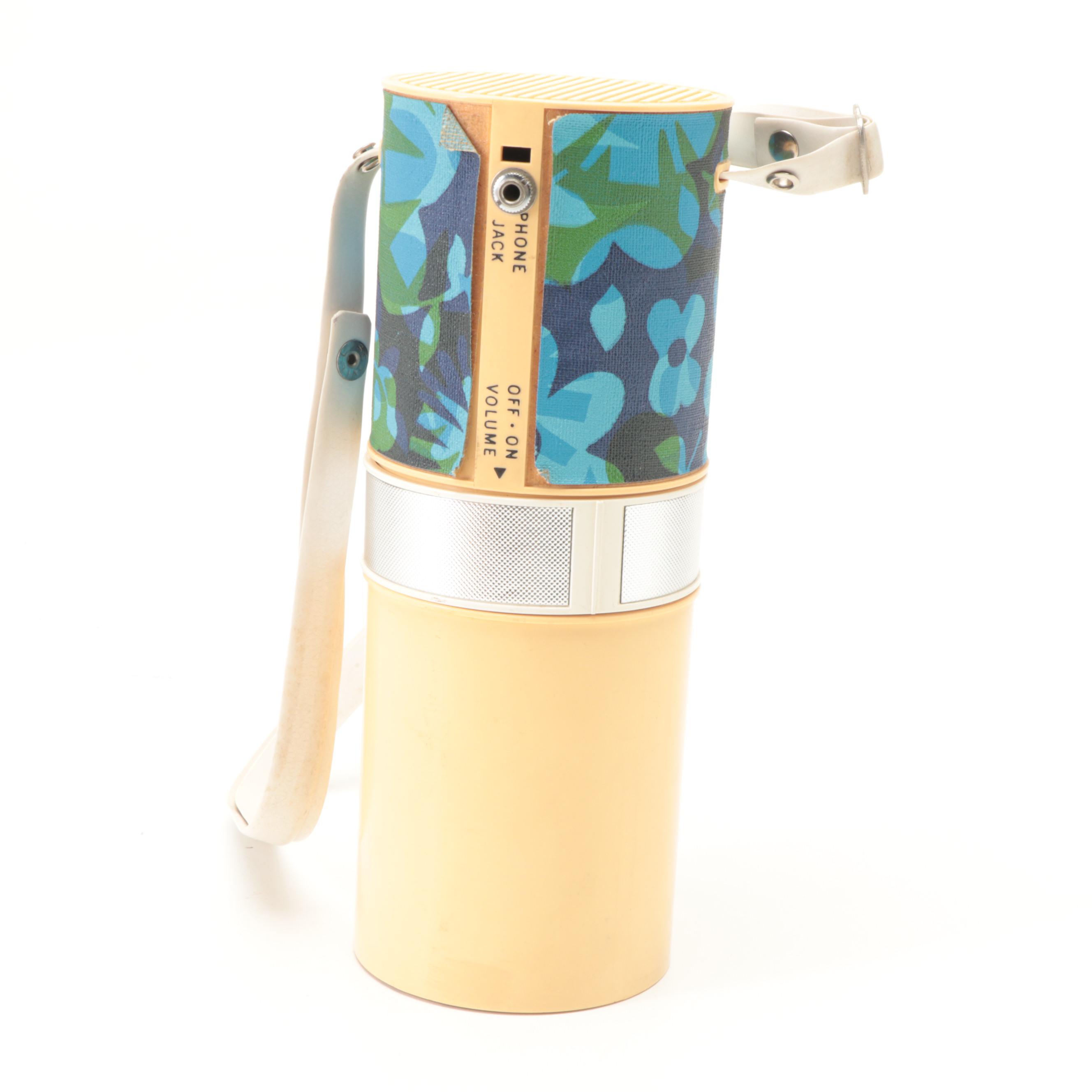 Muskat "Totatune" Solid State Portable Radio with Sears "Flirt" Portable Radio