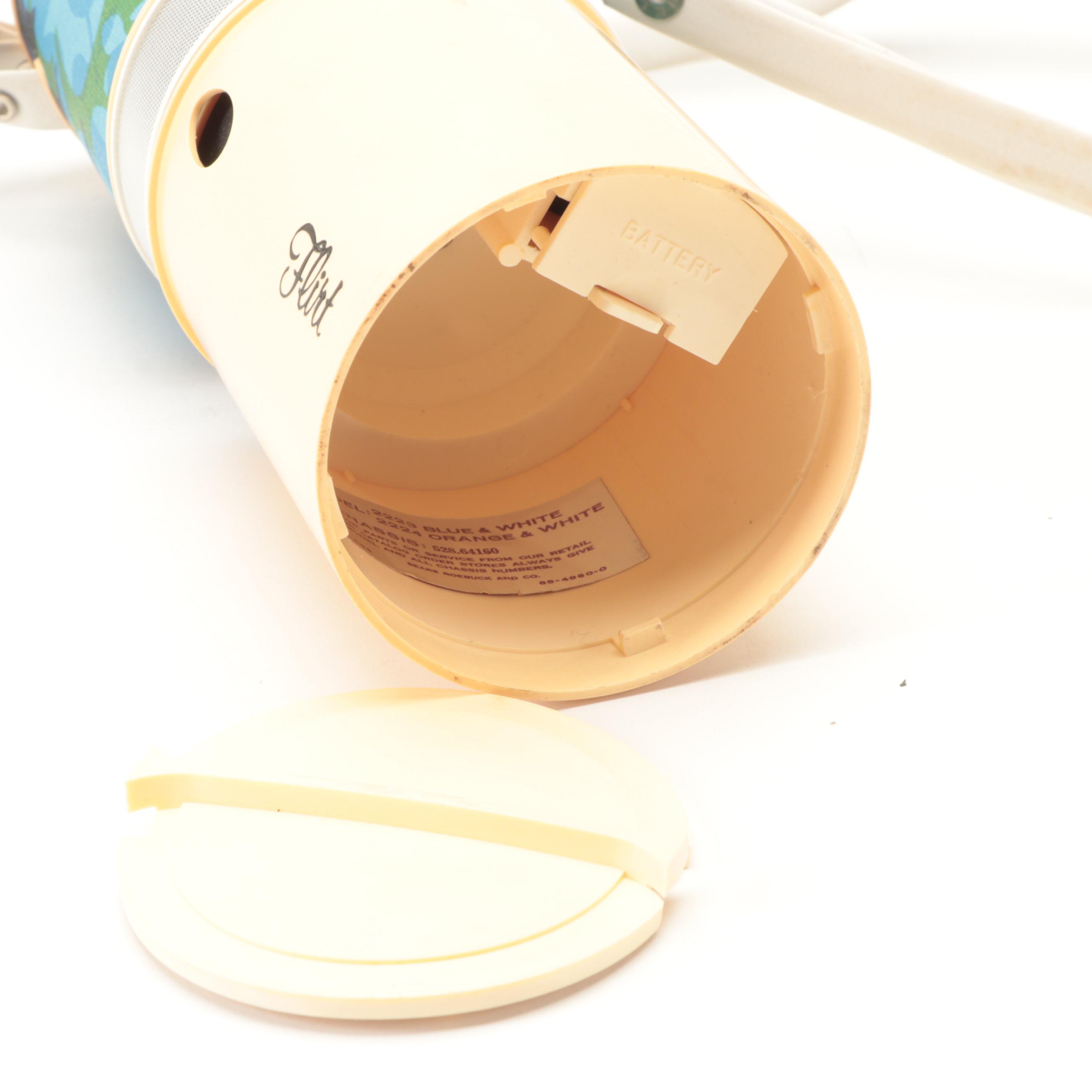 Muskat "Totatune" Solid State Portable Radio with Sears "Flirt" Portable Radio