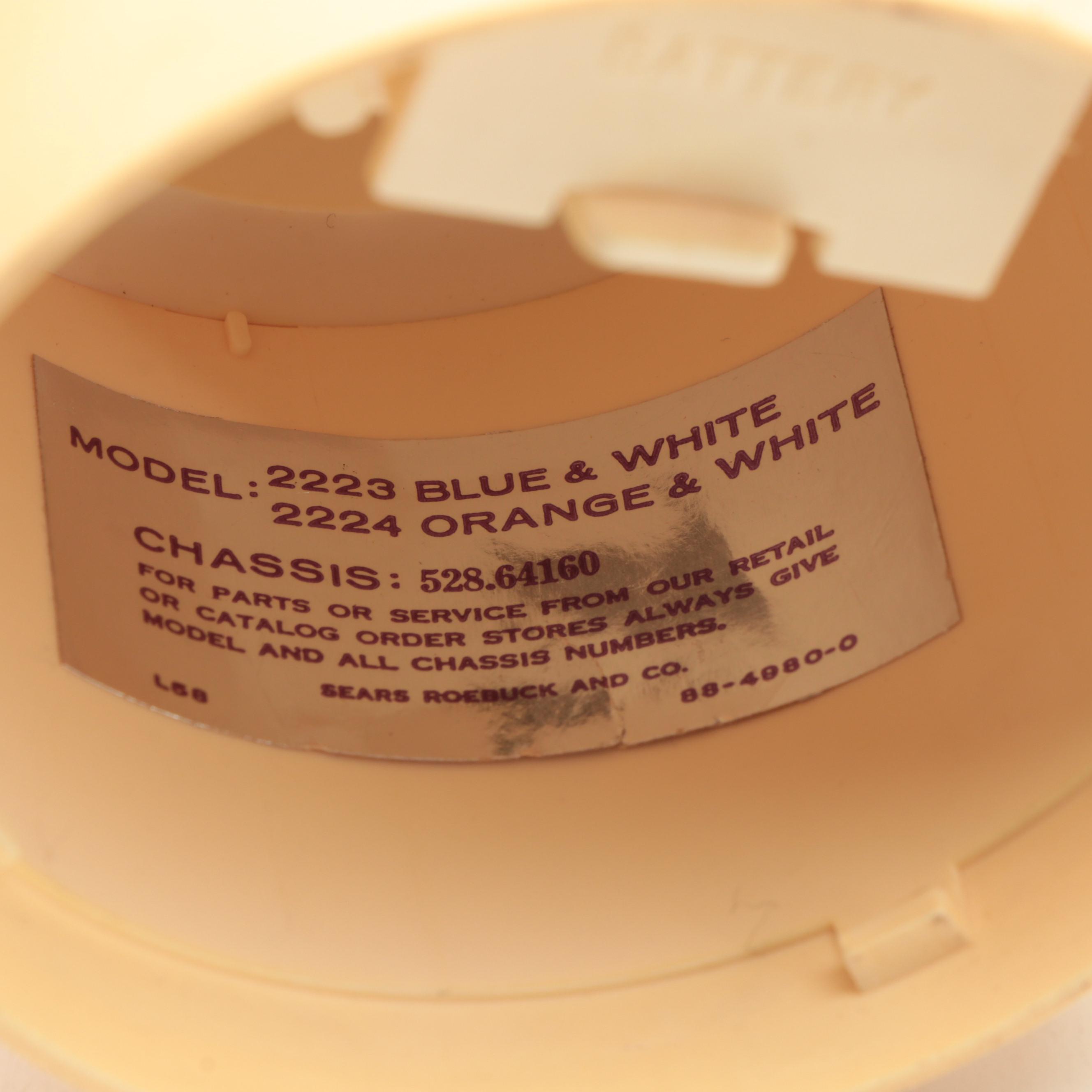 Muskat "Totatune" Solid State Portable Radio with Sears "Flirt" Portable Radio