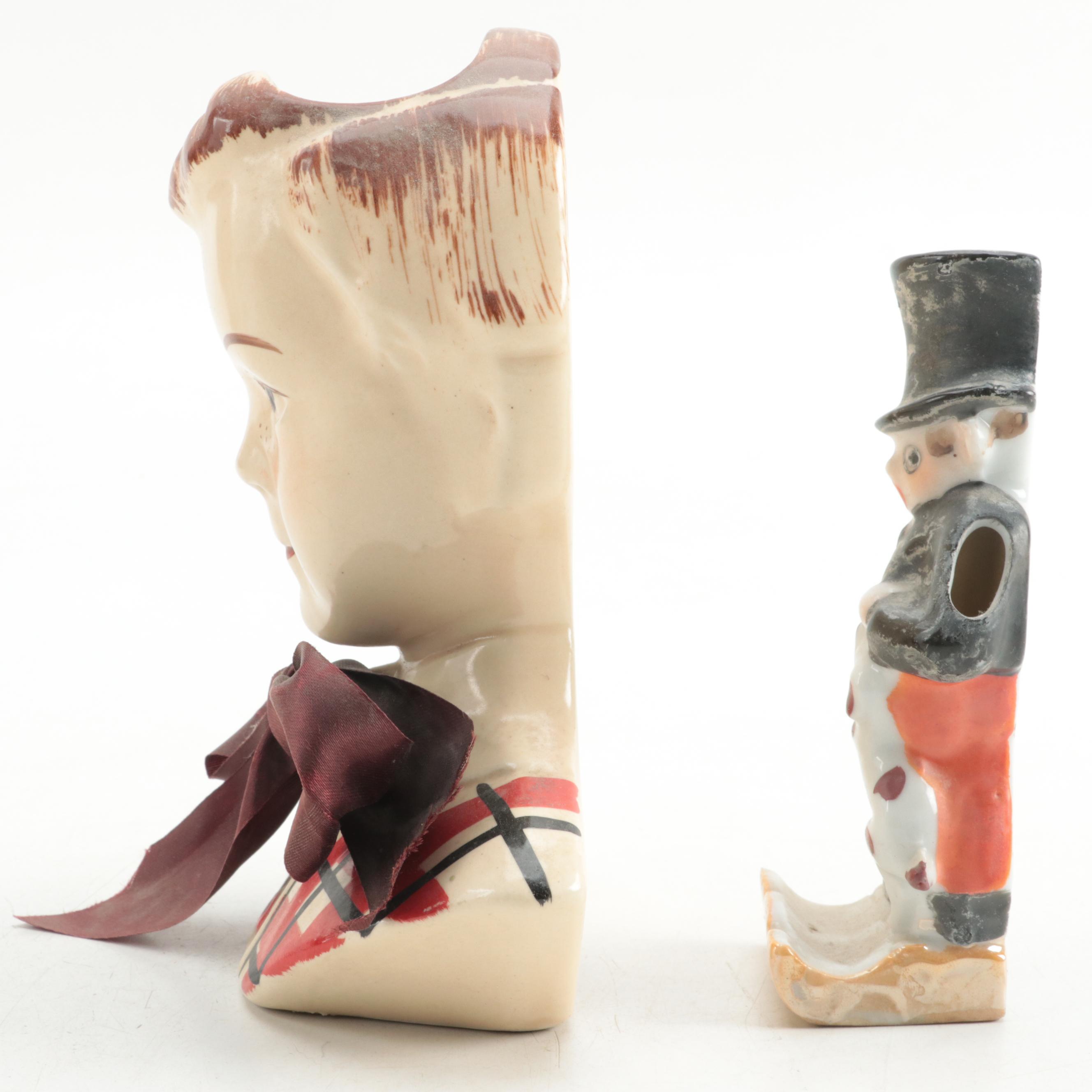 Stanford Art Pottery "Sandy" and Other Ceramic and Porcelain Wall Pockets