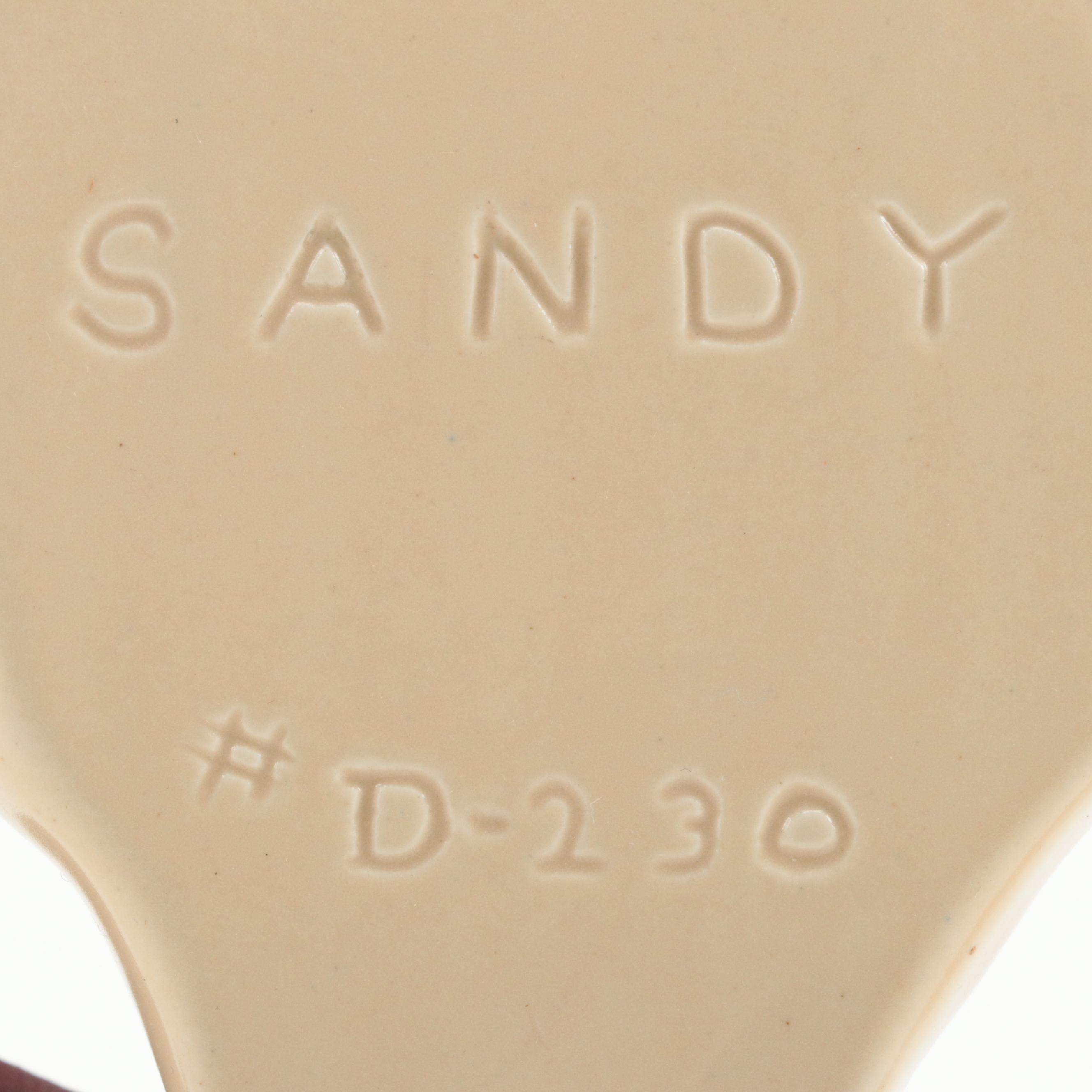 Stanford Art Pottery "Sandy" and Other Ceramic and Porcelain Wall Pockets