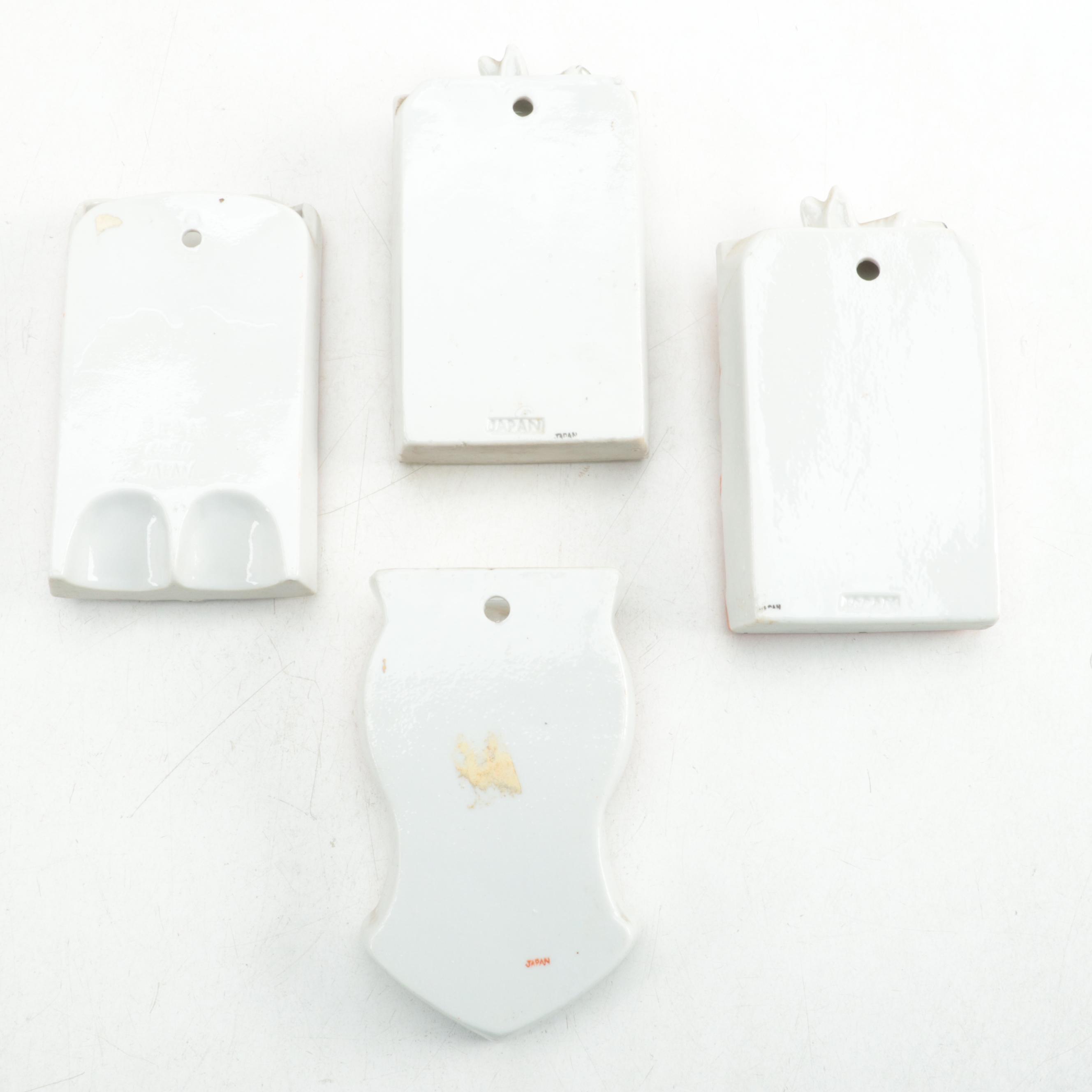 Stanford Art Pottery "Sandy" and Other Ceramic and Porcelain Wall Pockets