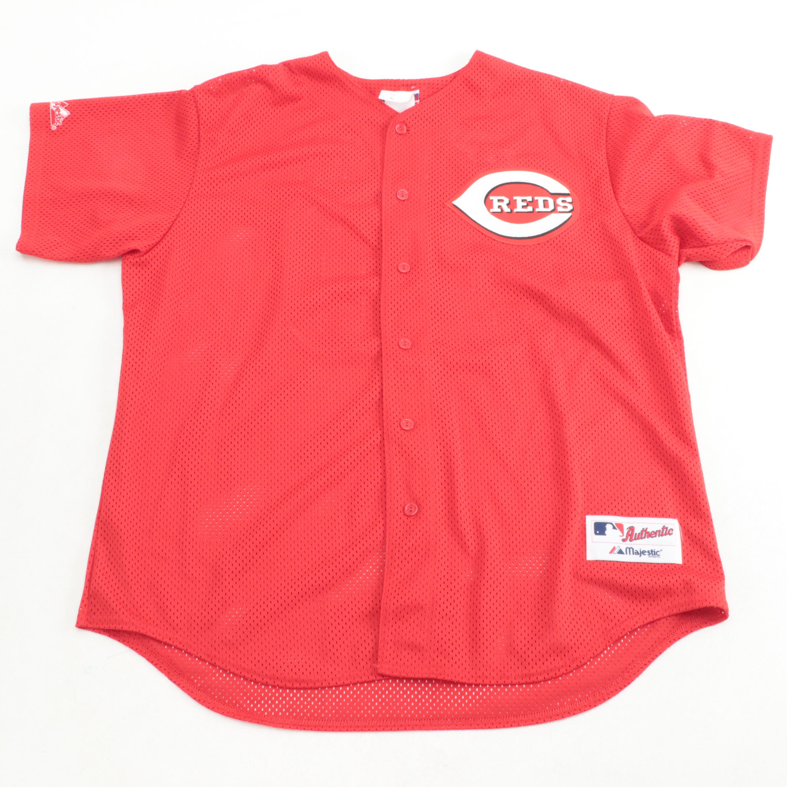 Cincinnati Reds Ken Griffey Jr. Signed Baseball Jersey