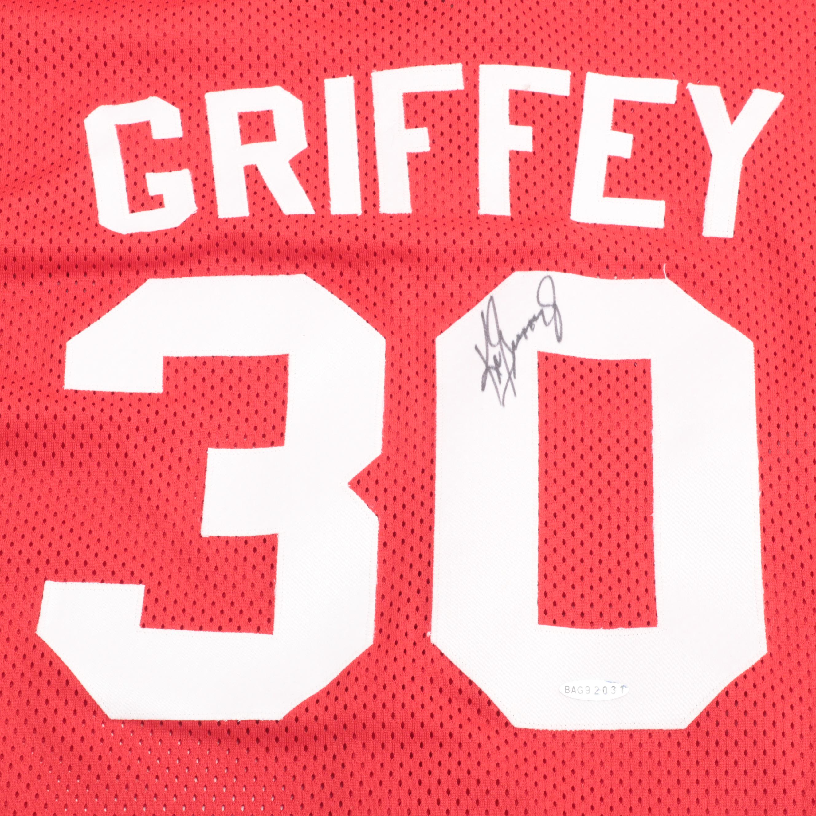 Cincinnati Reds Ken Griffey Jr. Signed Baseball Jersey