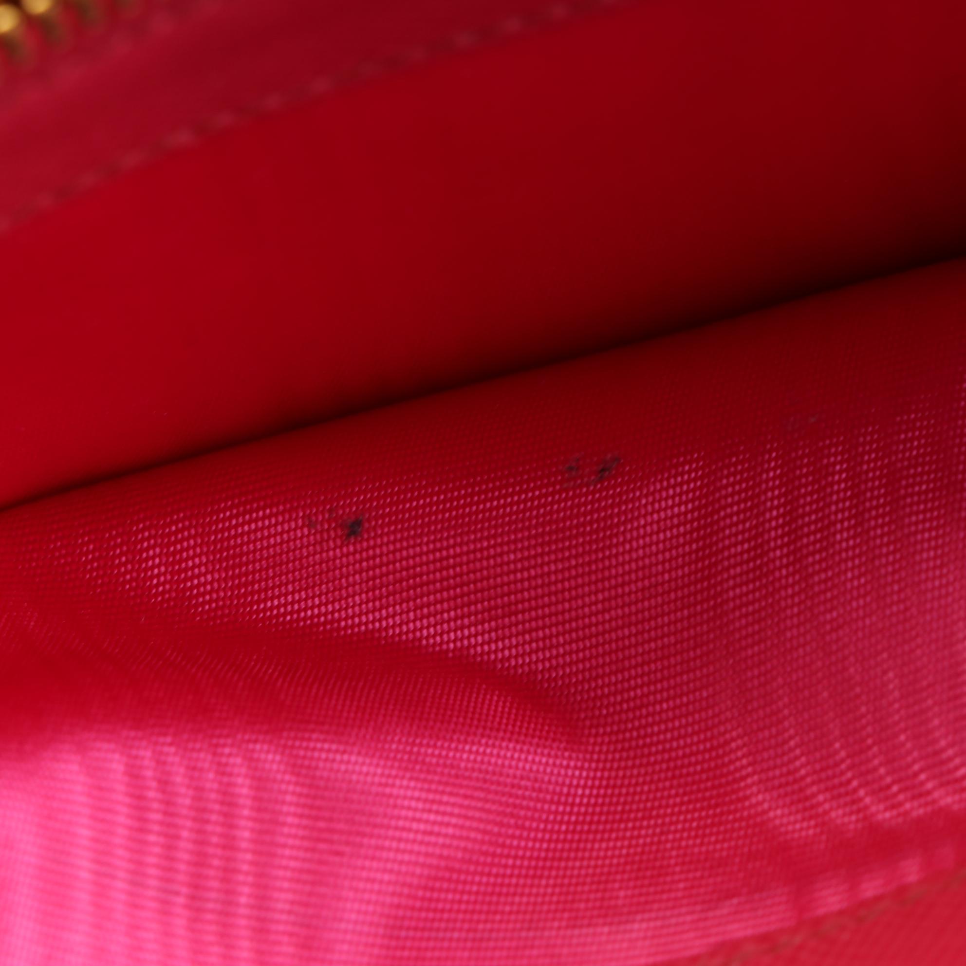 Prada Continental Wallet in Metallic Saffiano Leather with Box