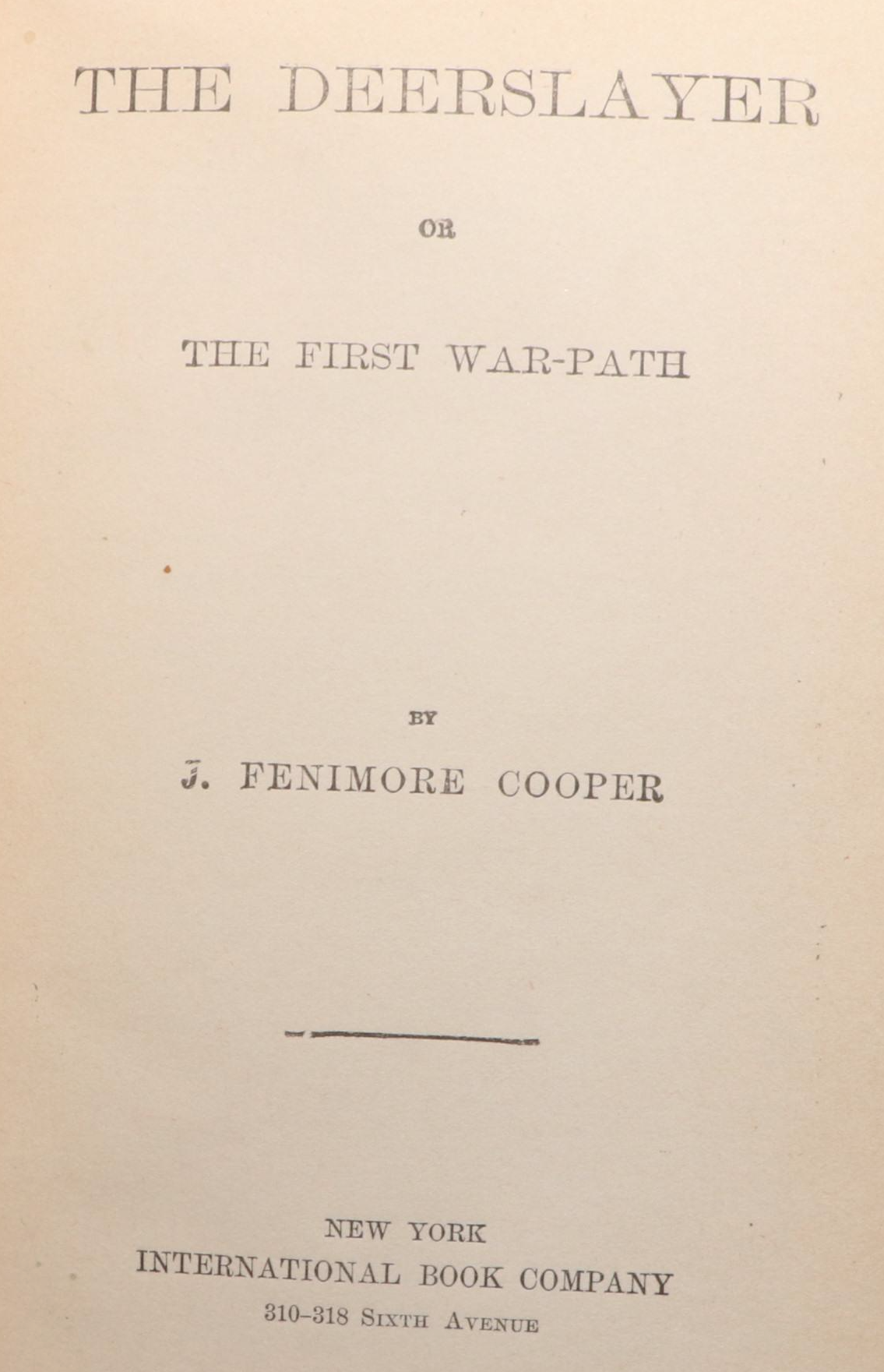 "Leatherstocking Tales" Complete Series by James Fenimore Cooper