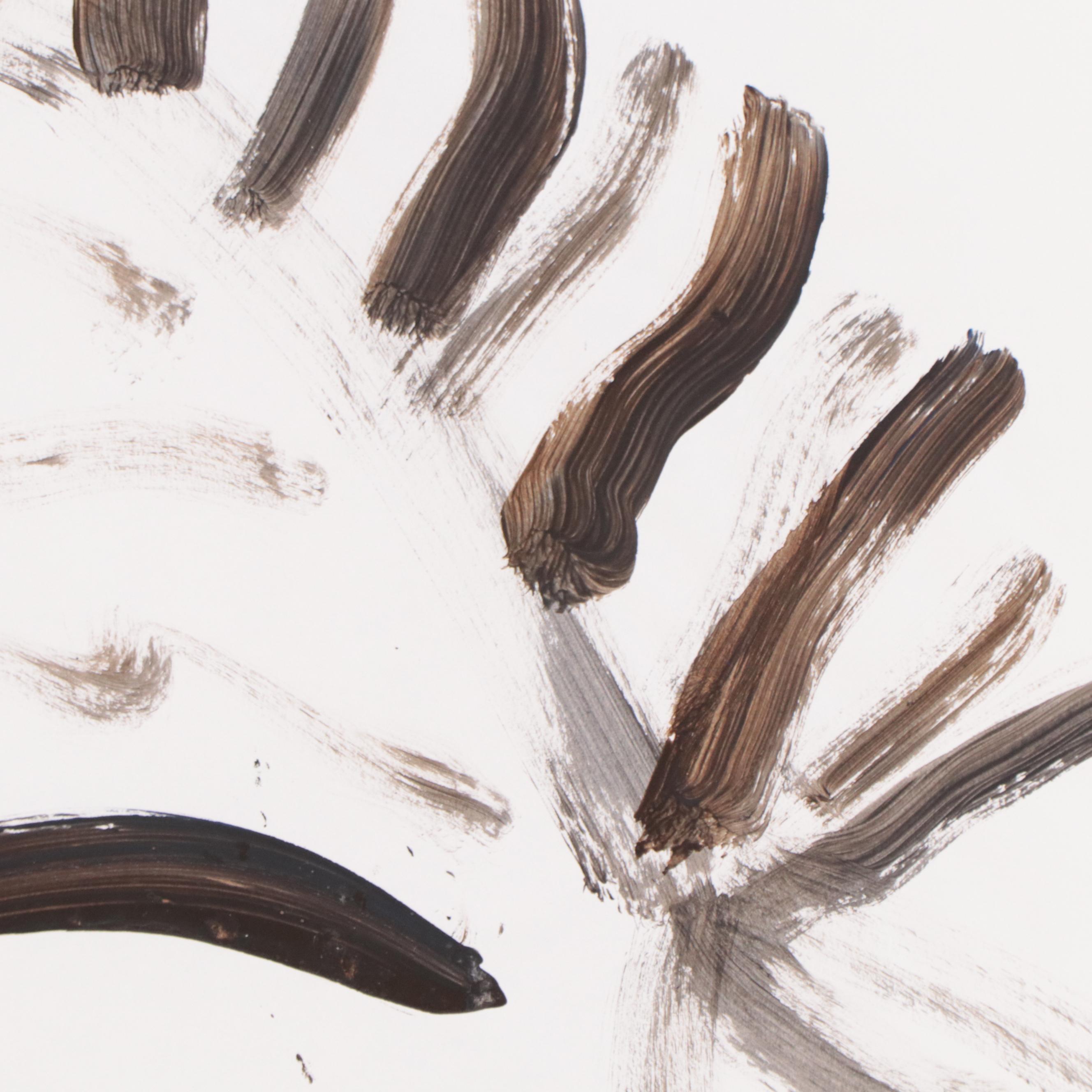 Robert Wright Figural Folk Art Acrylic Painting