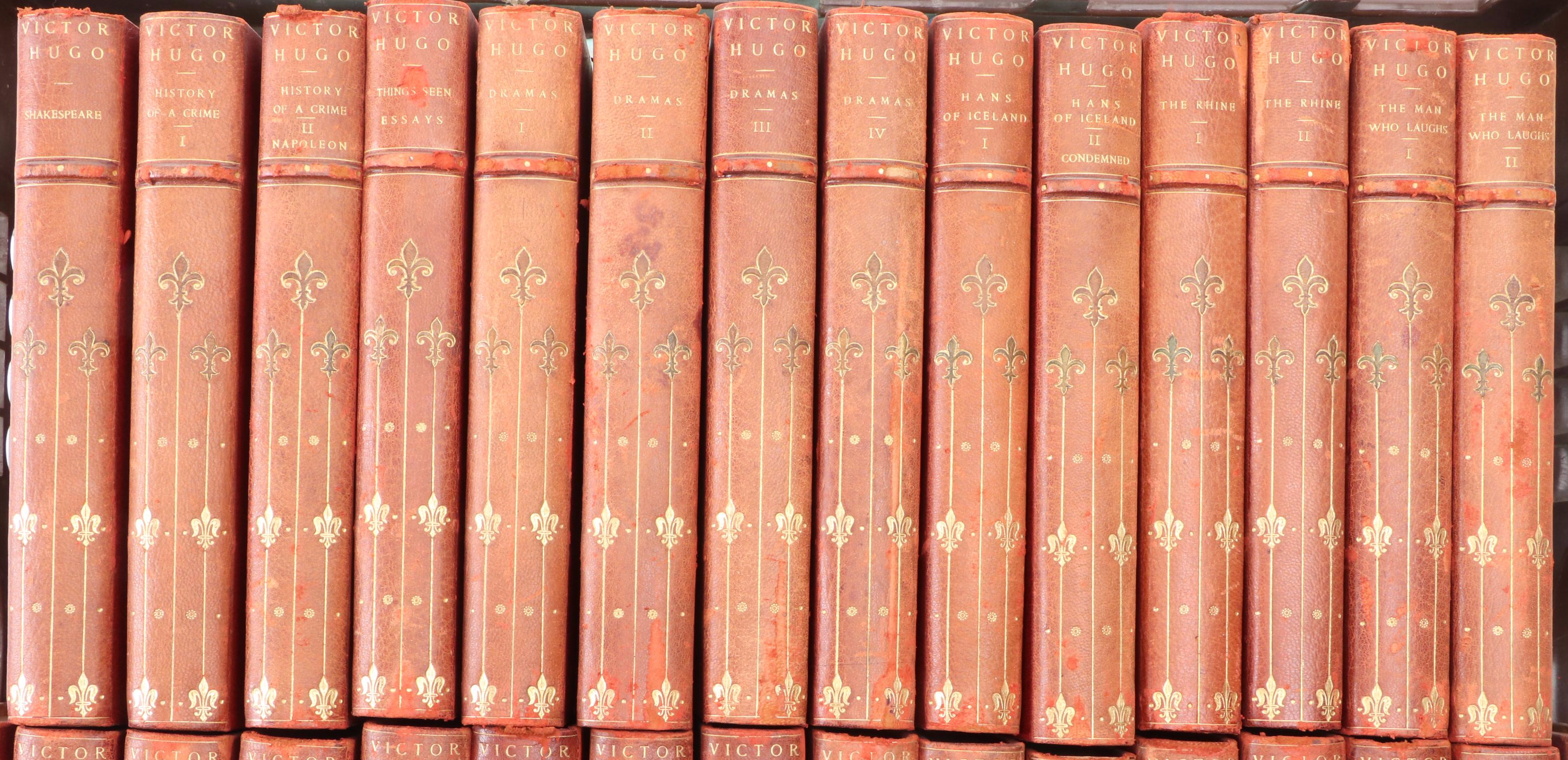 Limited Memorial Edition "The Works of Victor Hugo" Complete Thirty-Volume Set