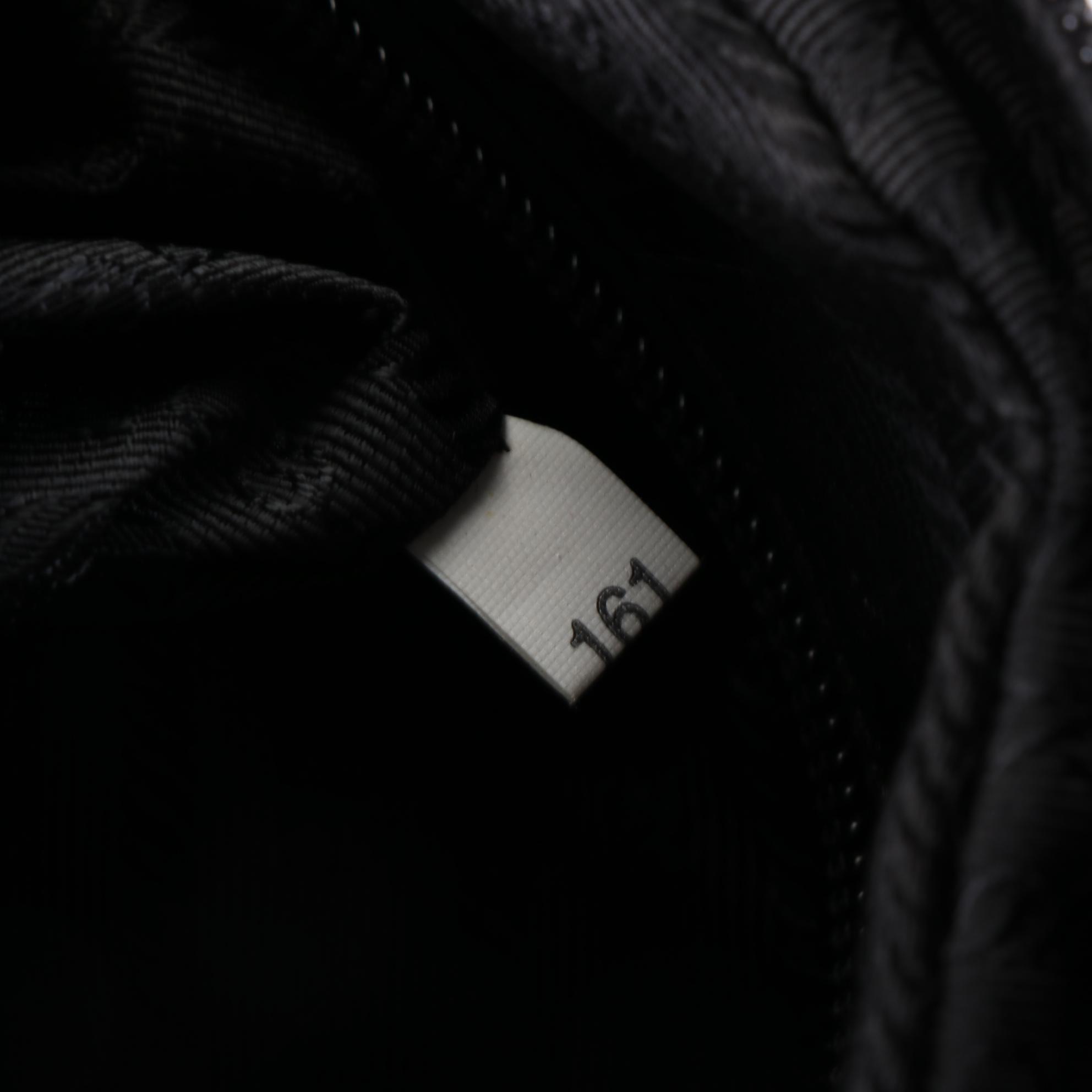 Prada Small Crossbody Bag in Black Nylon Gabardine and Leather