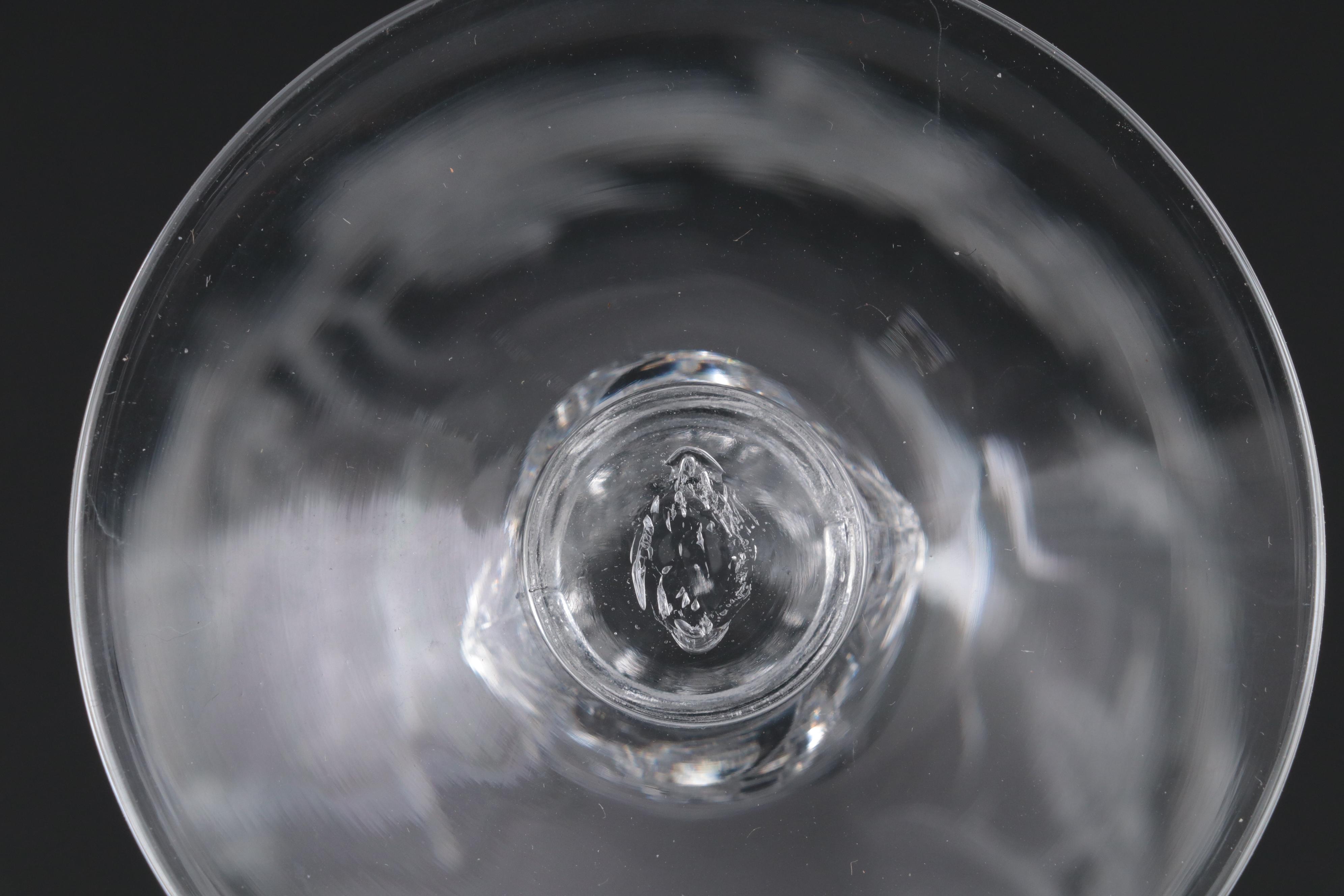 Heisey "Heisey Rose" and Other Glass Stemware, Mid-20th Century