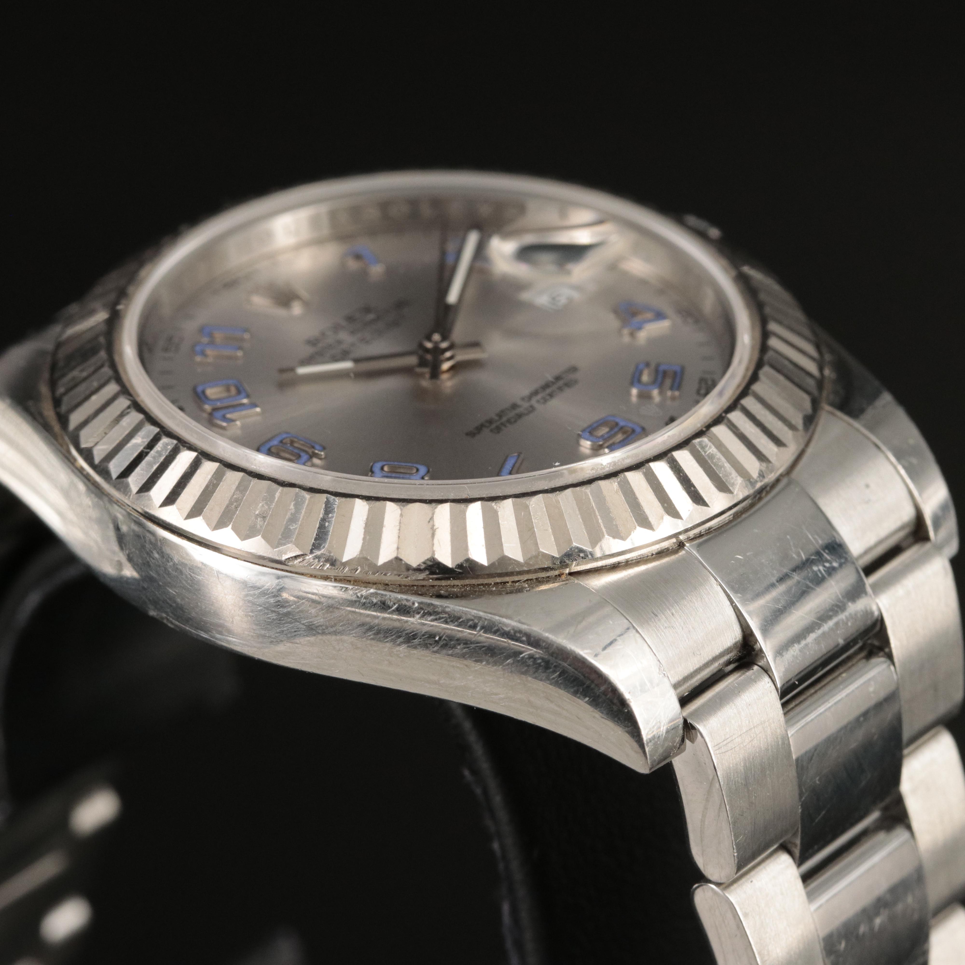 18K and Stainless Steel Rolex Oyster Perpetual Datejust II Watch