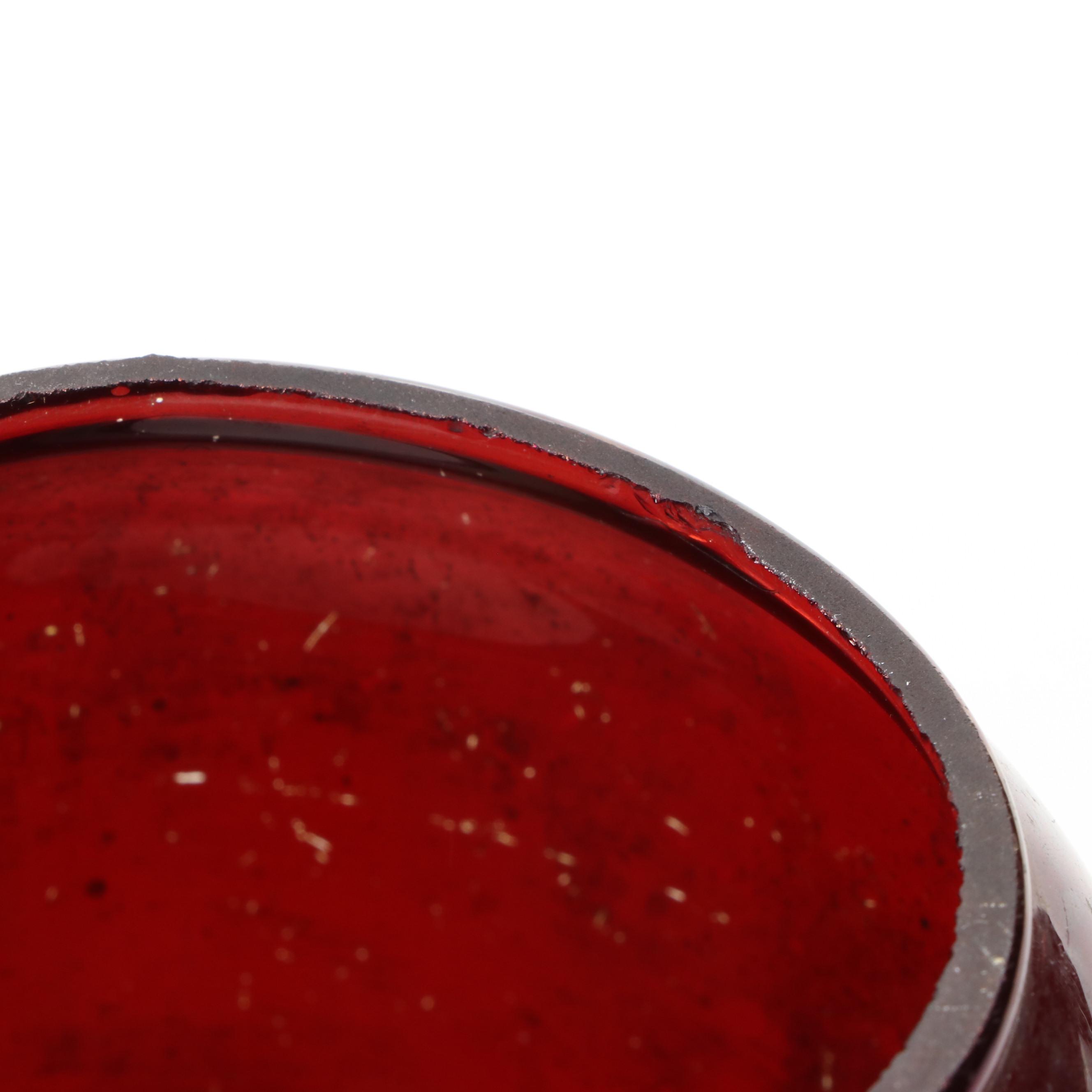 Rayo Pony No. 21 Cold Blast Railroad Lantern with Red Glass Hurricane