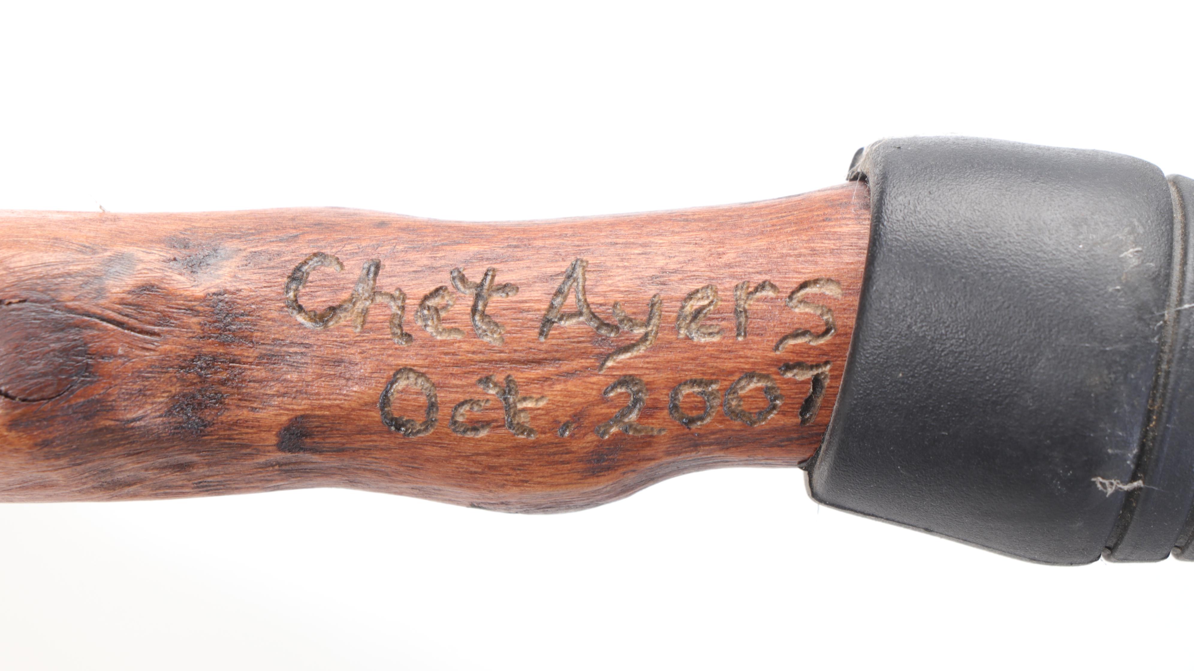 Hand-Carved Snake Spiral Walking Stick