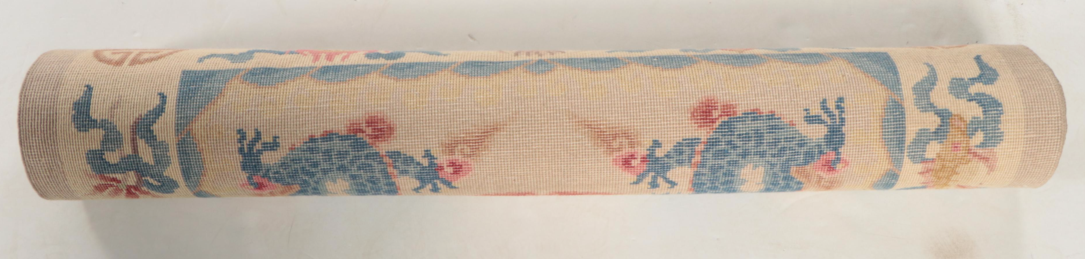 4'1 x 7'5 Power Loomed Chinese Peking Style Area Rug