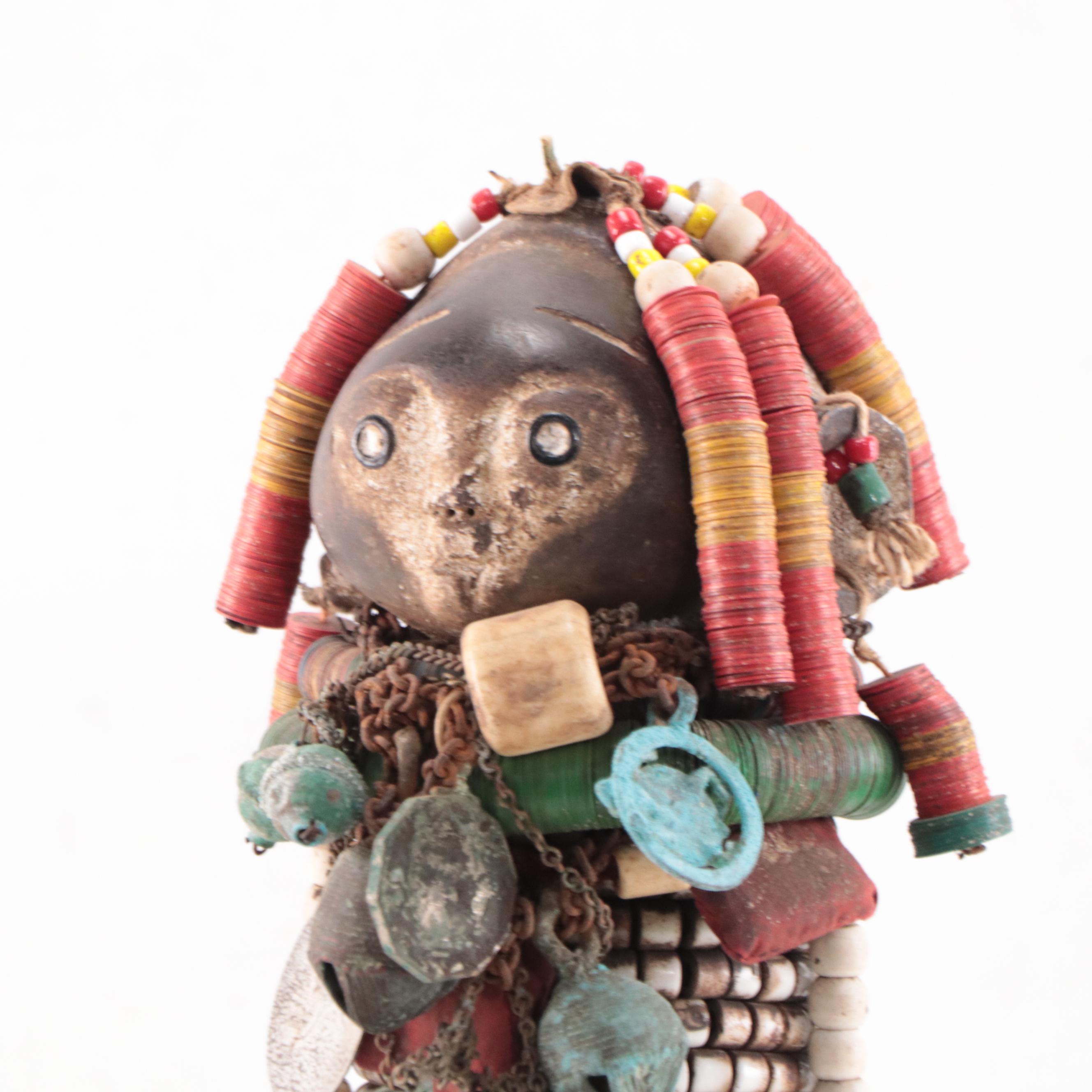 Sukuma Style Mixed Media Doll, Tanzania