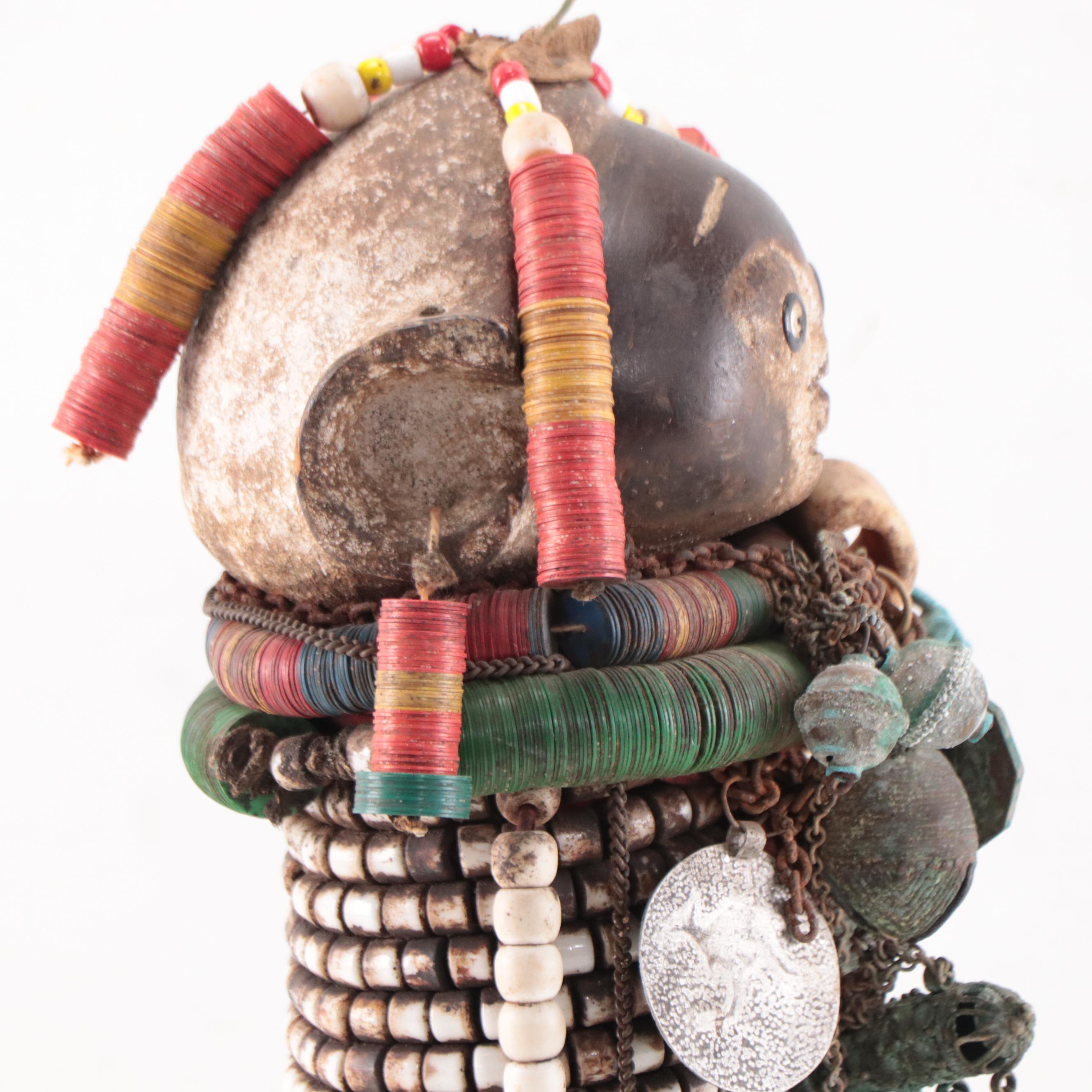 Sukuma Style Mixed Media Doll, Tanzania