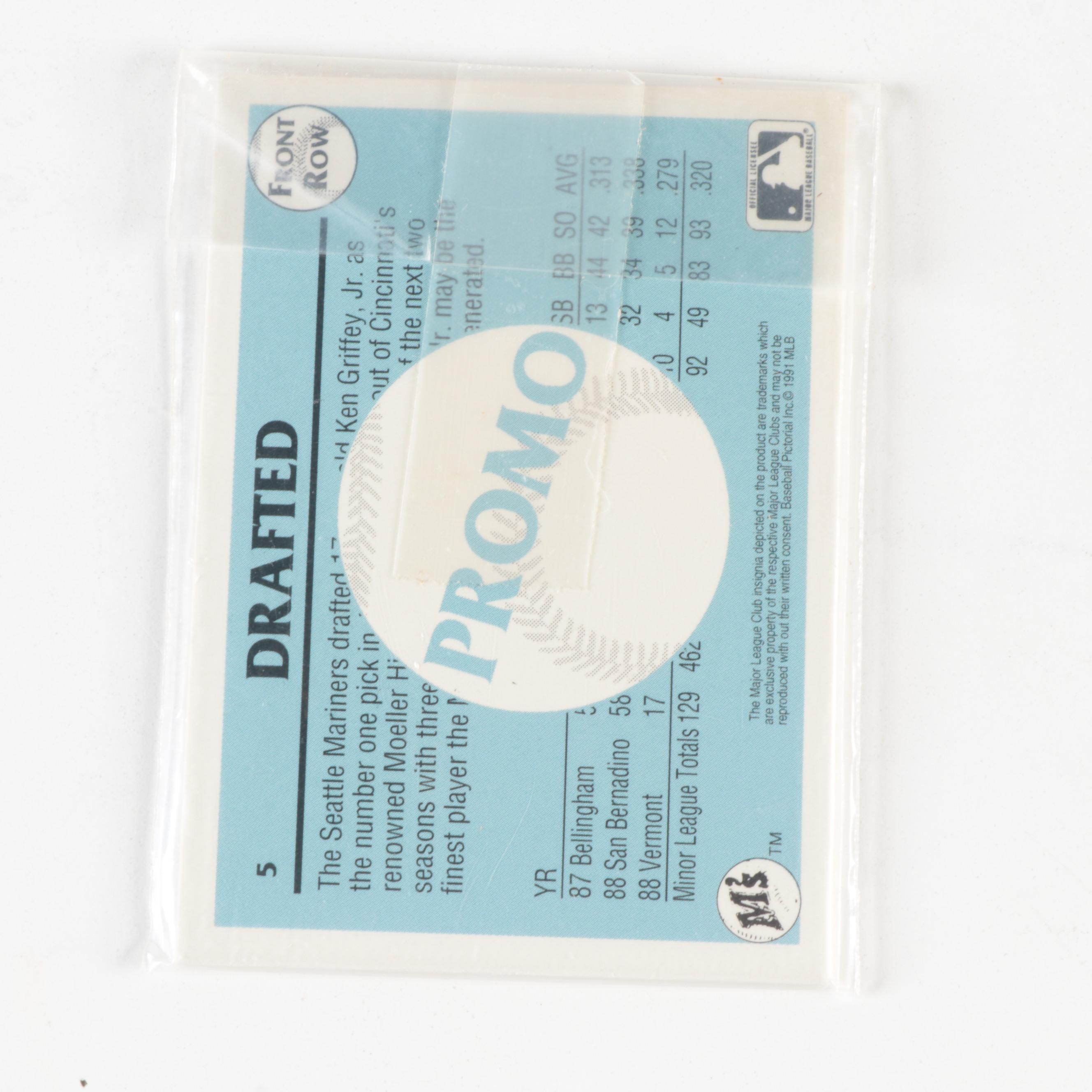 Front Row, More Ken Griffey Jr. Baseball Cards with Promo, 24K Gold, More, 1990s