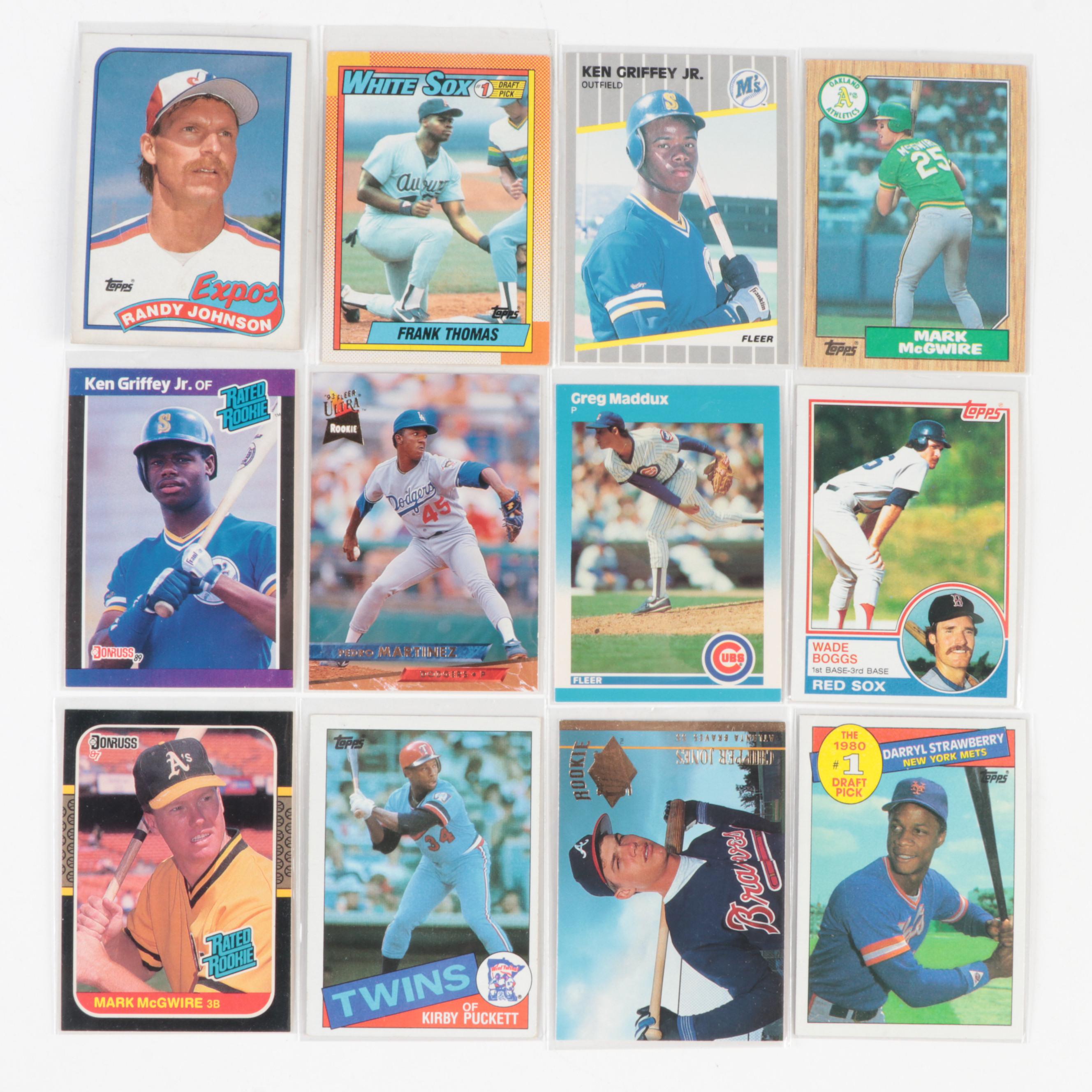 Topps, Donruss, Other Rookie Baseball Cards With Griffey Jr., More, 1980s–1990s