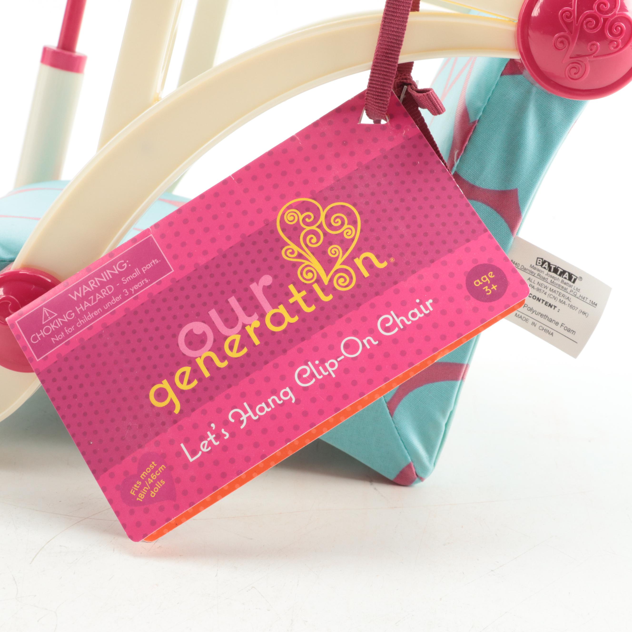 Mattel American Girl Doll with Our Generation Furniture and Accessories