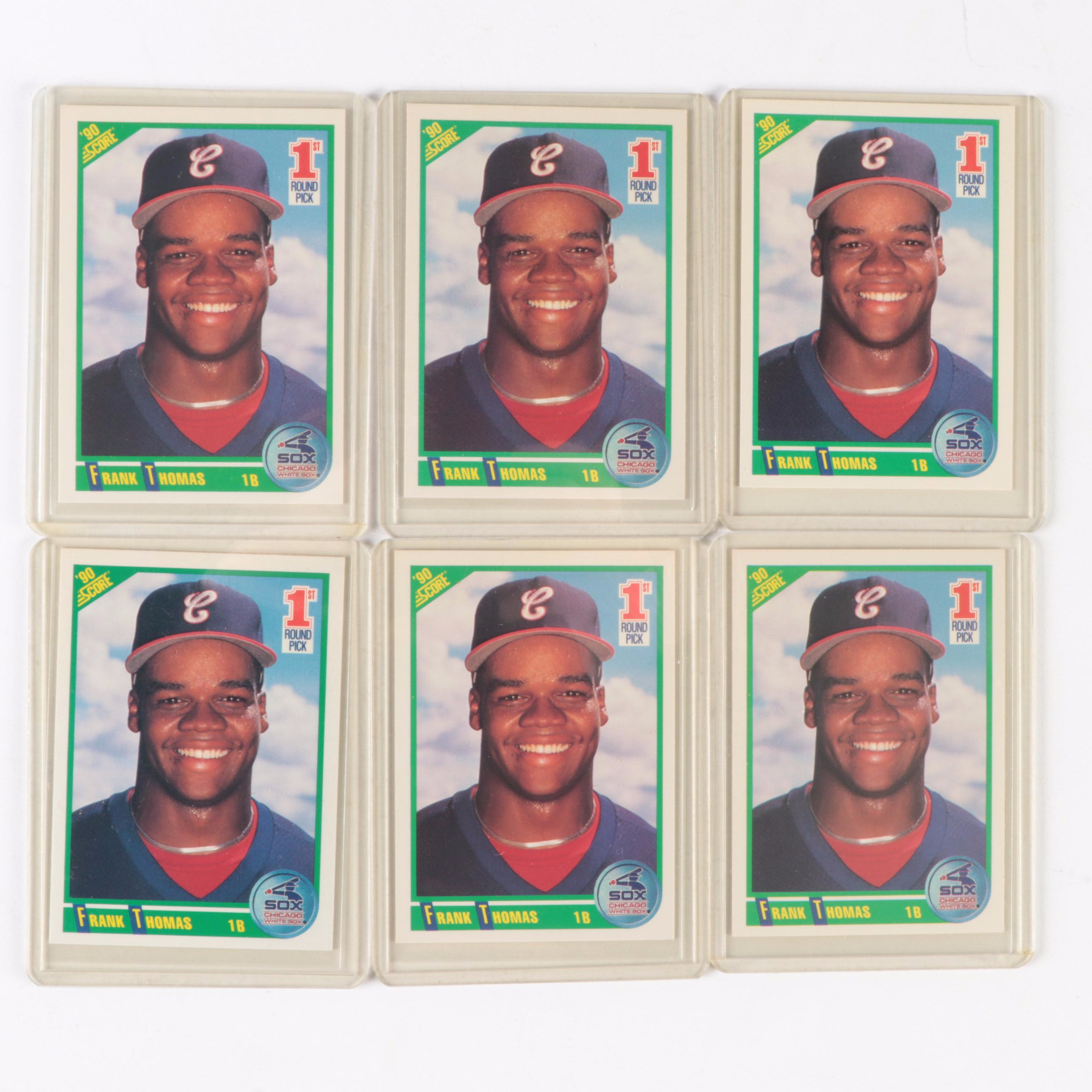 1990 Topps, Score, Other Frank Thomas Rookie Baseball Cards With Slabbed Card