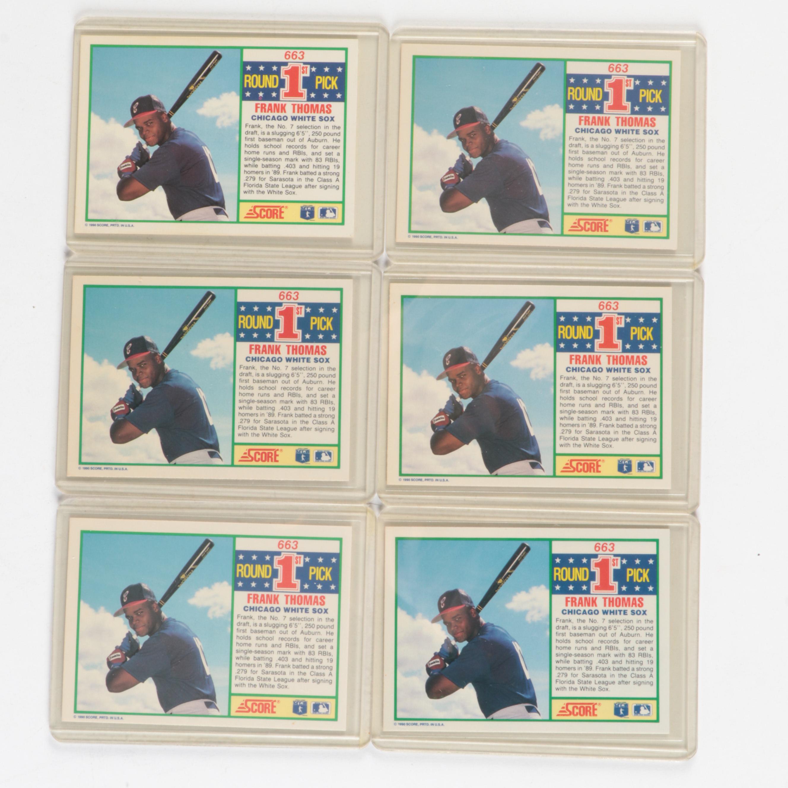 1990 Topps, Score, Other Frank Thomas Rookie Baseball Cards With Slabbed Card
