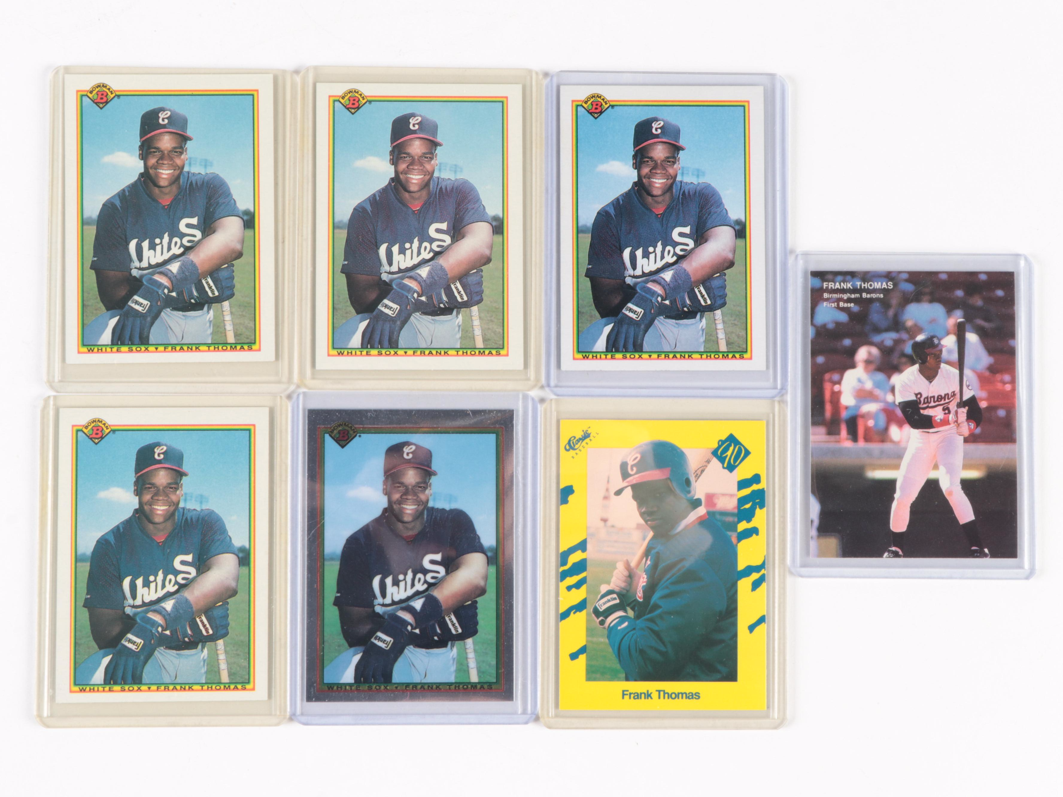 1990 Topps, Score, Other Frank Thomas Rookie Baseball Cards With Slabbed Card