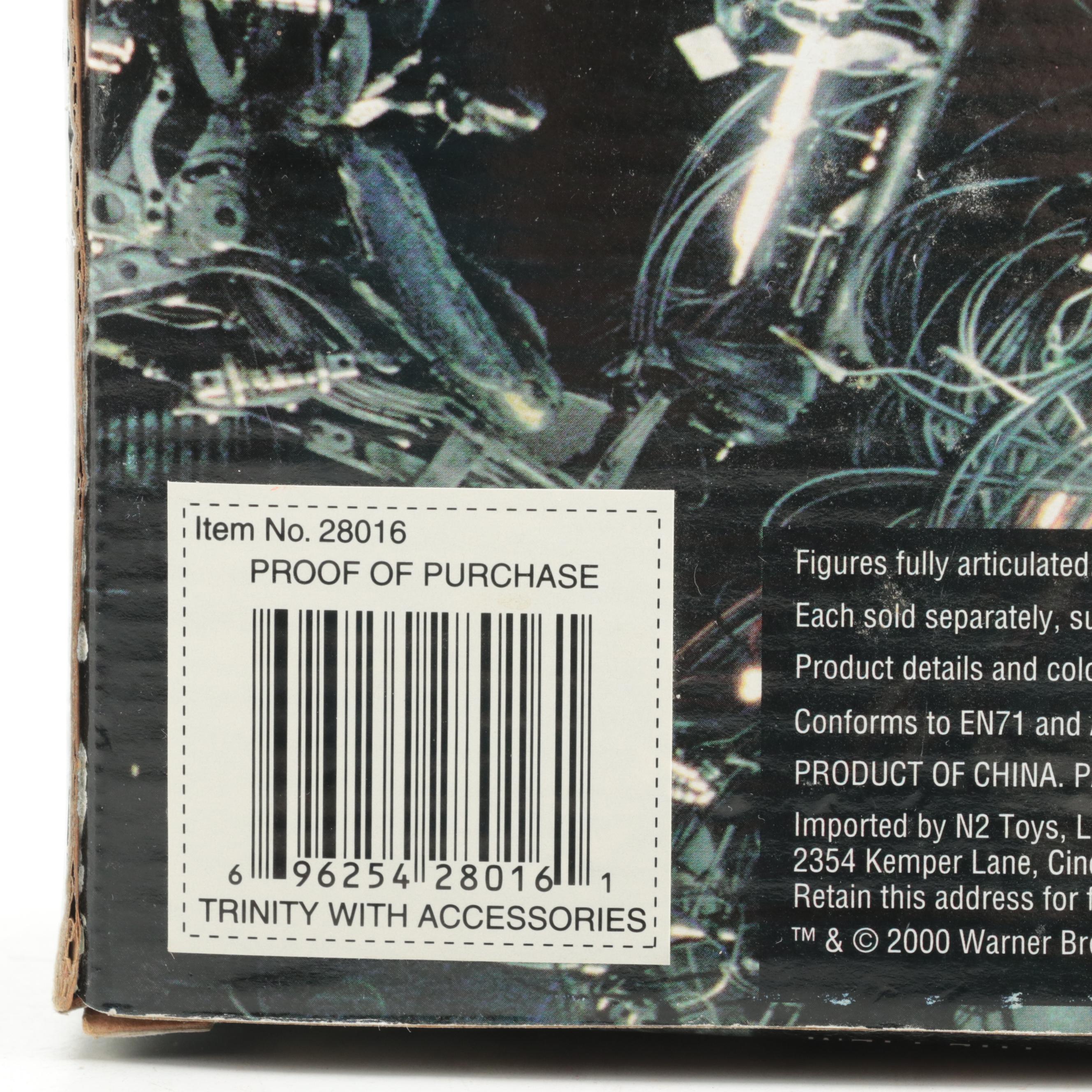 N2 Toys The Matrix Trinity Action Figure, 2000