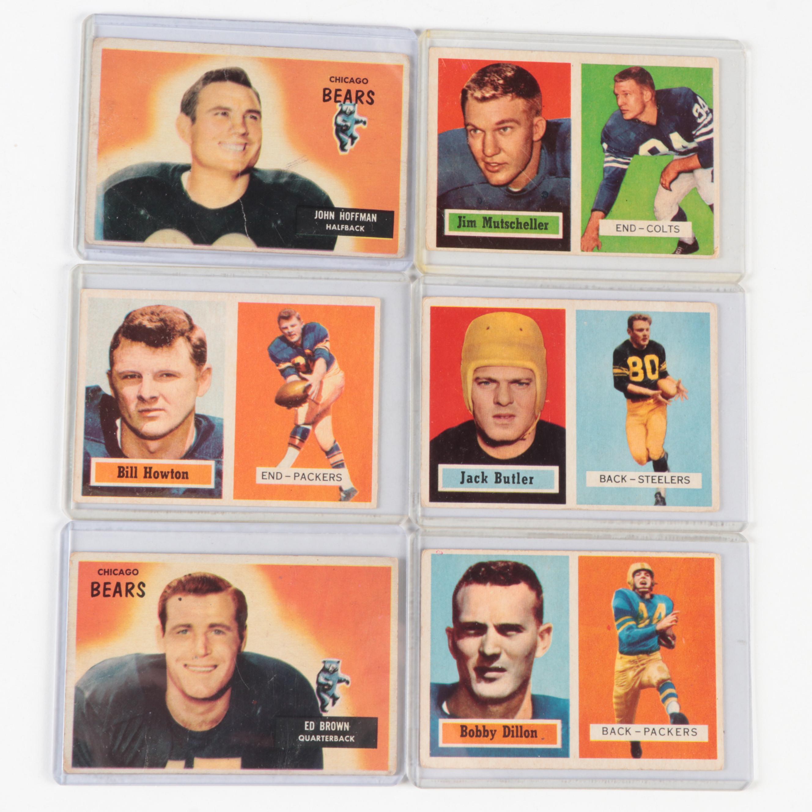 Topps, Bowman, Other Football Cards With Graded Starr, More, 1950s–1970s