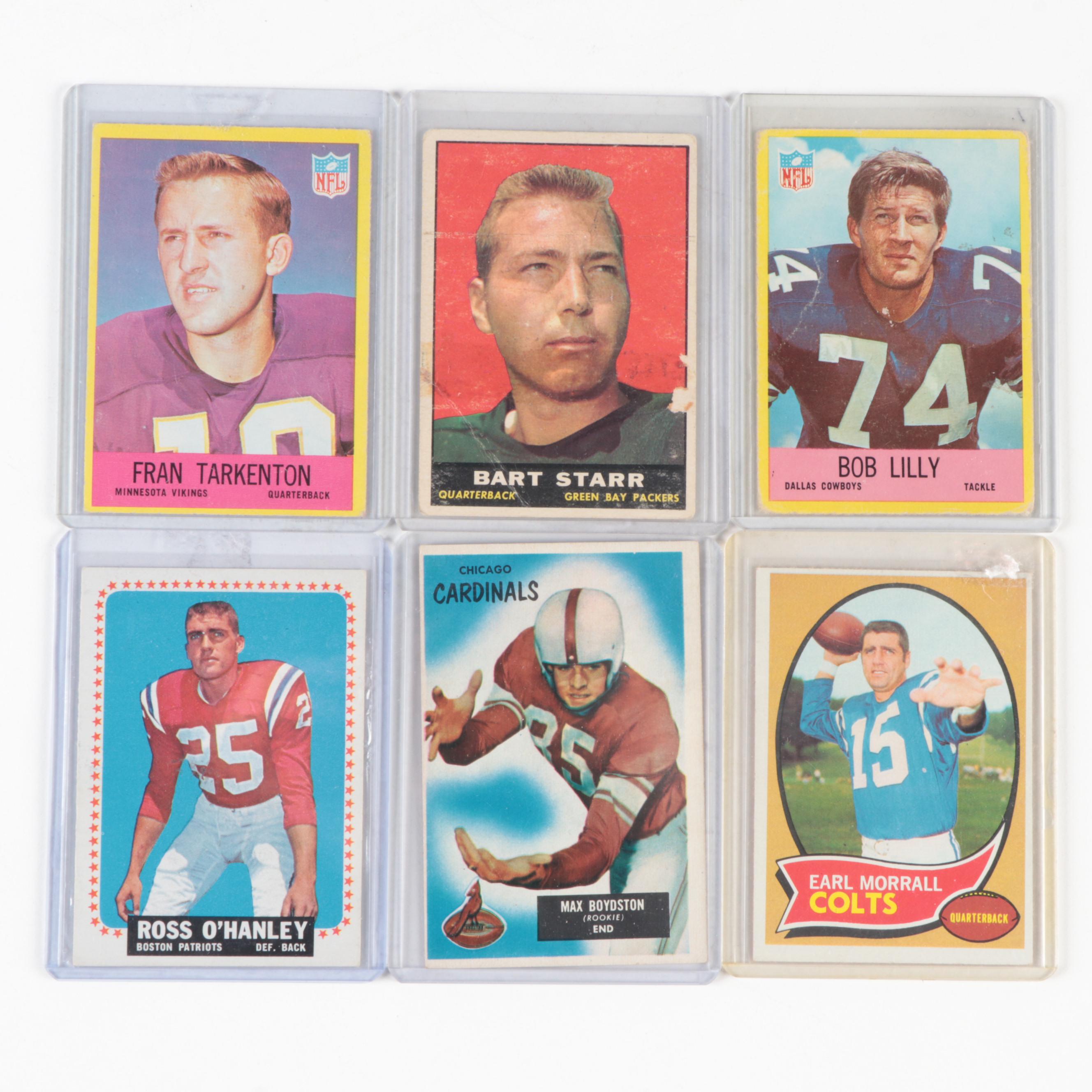 Topps, Bowman, Other Football Cards With Graded Starr, More, 1950s–1970s