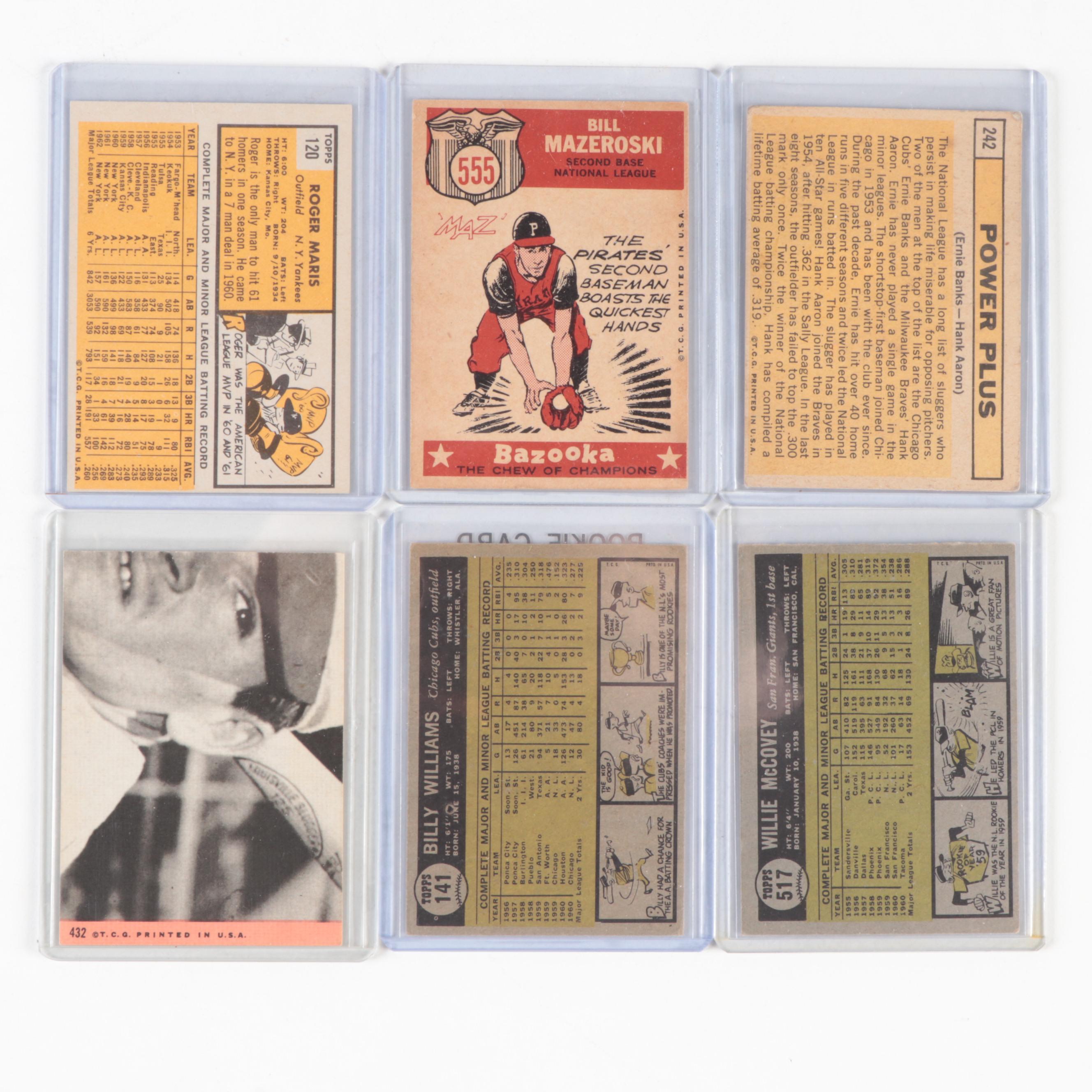 Topps Baseball Cards With Graded, Rookies, Graded, More, 1950s–1960s