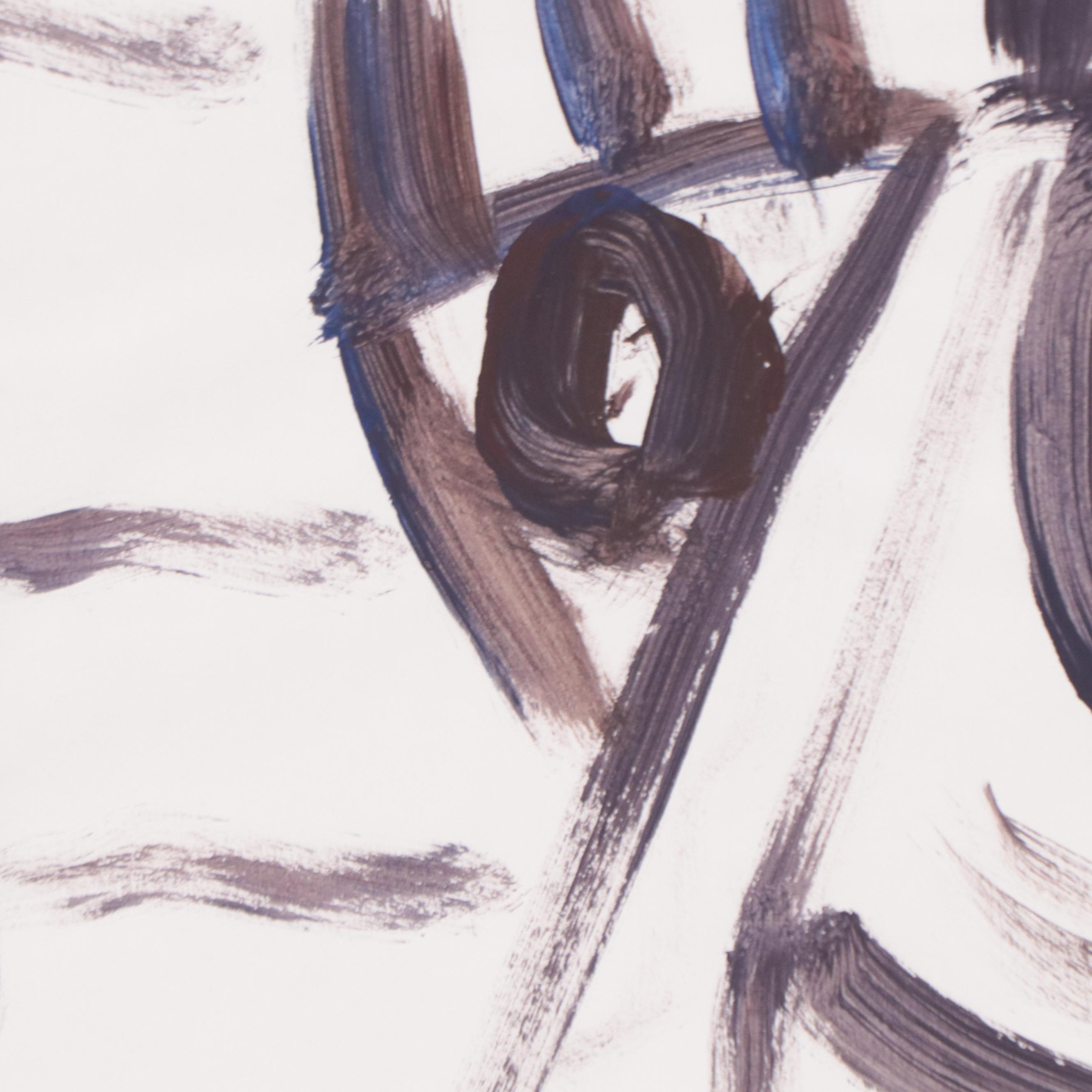 Robert Wright Figural Folk Art Acrylic Painting