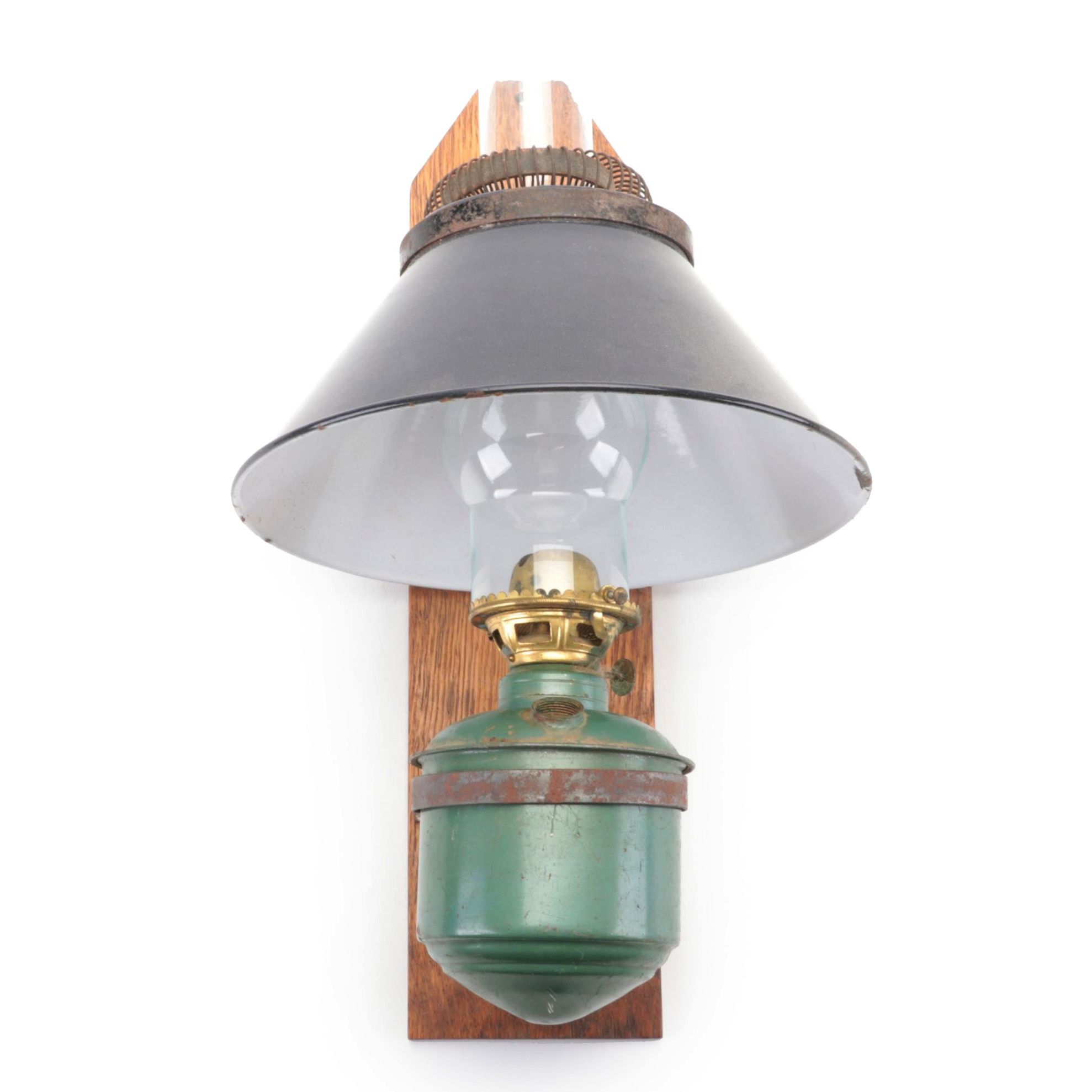 Plume & Atwood Enameled Metal Railroad Train Car Lantern