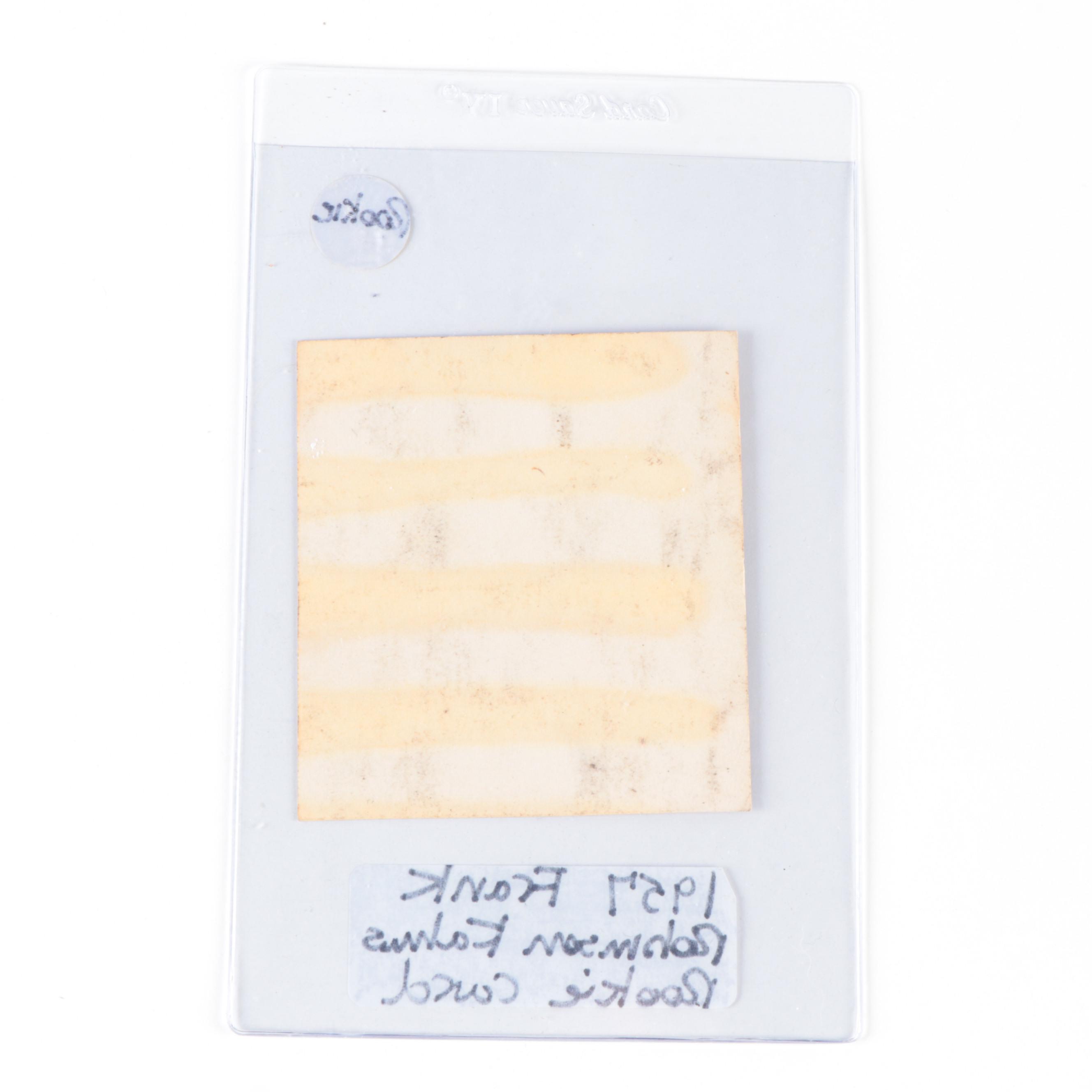 Topps, Kahn's Frank Robinson Baseball Cards With Graded Card, 1957–1962