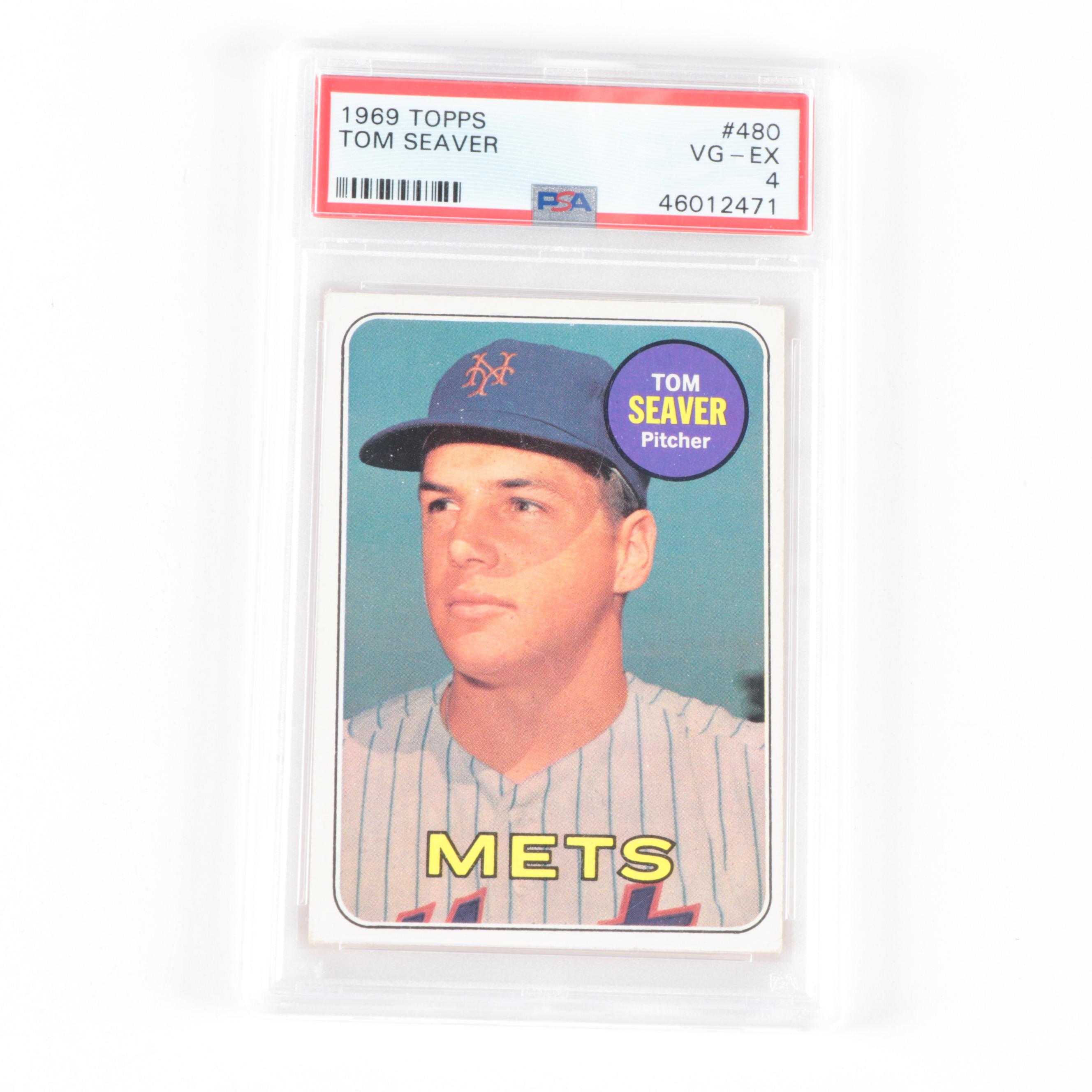 Topps Graded New York Mets Tom Seaver Baseball Cards, 1969–1971