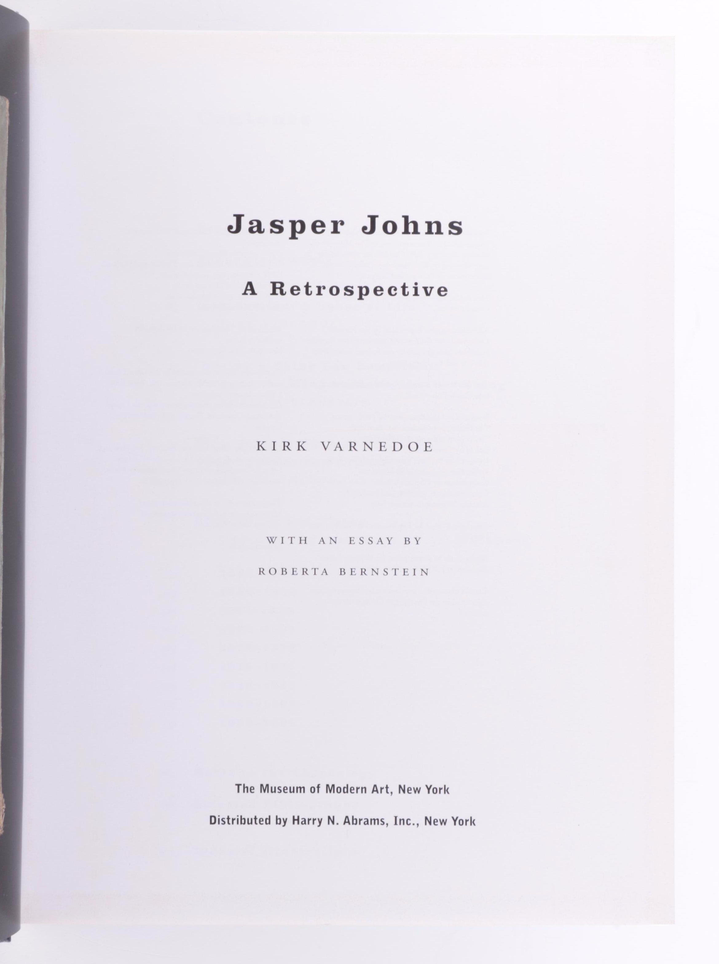 "Jasper Johns" by Michael Crichton and "Jasper Johns" by Kirk Varnedoe