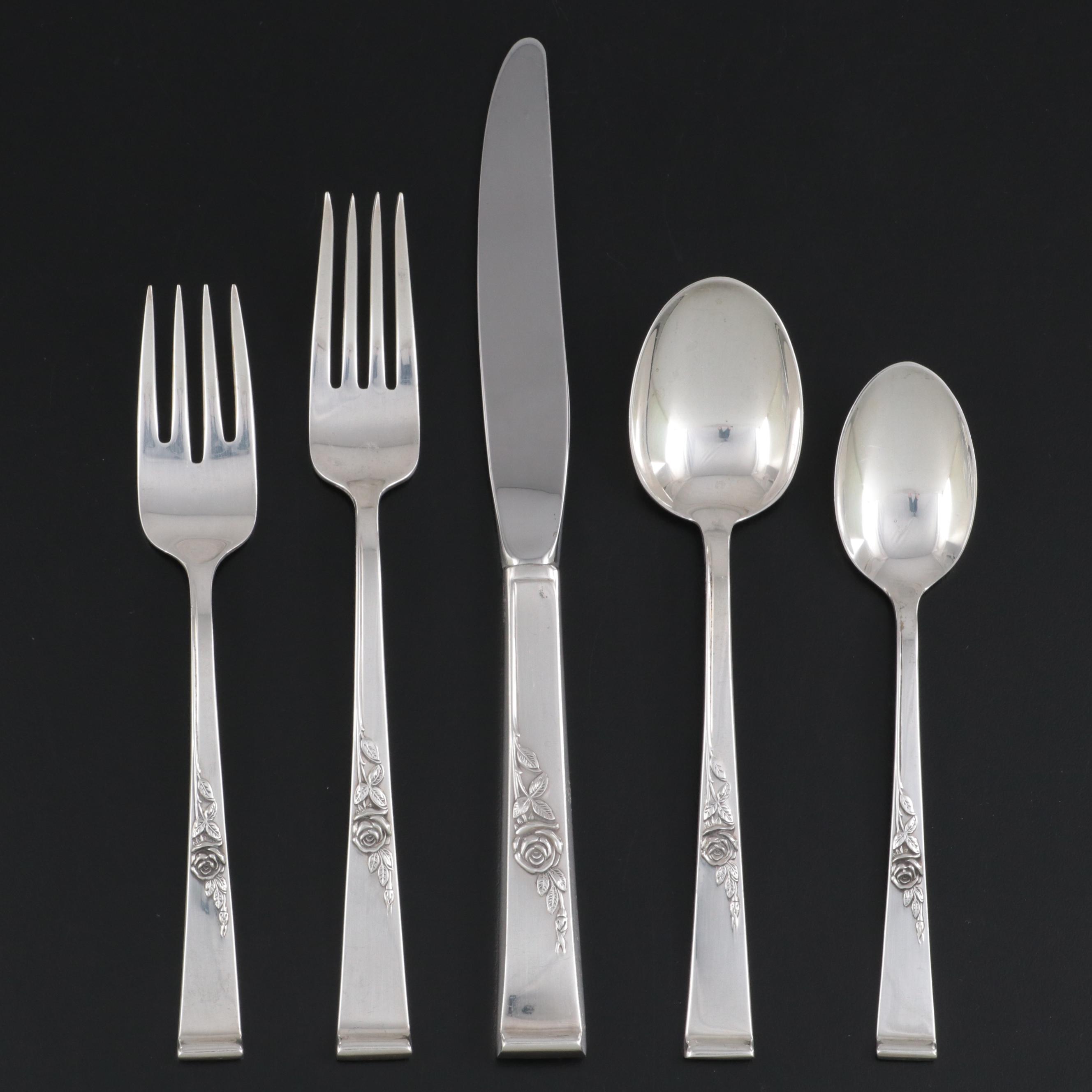 Reed & Barton "Classic Rose" Sterling Silver Flatware