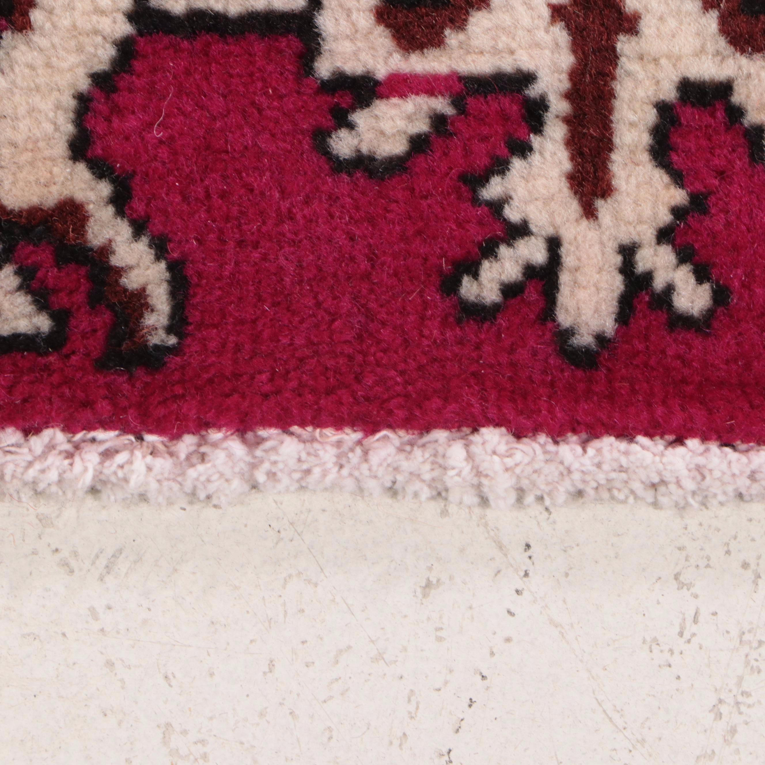 3'3 x 12'8 Hand-Knotted Chinese Art Deco Style Long Rug