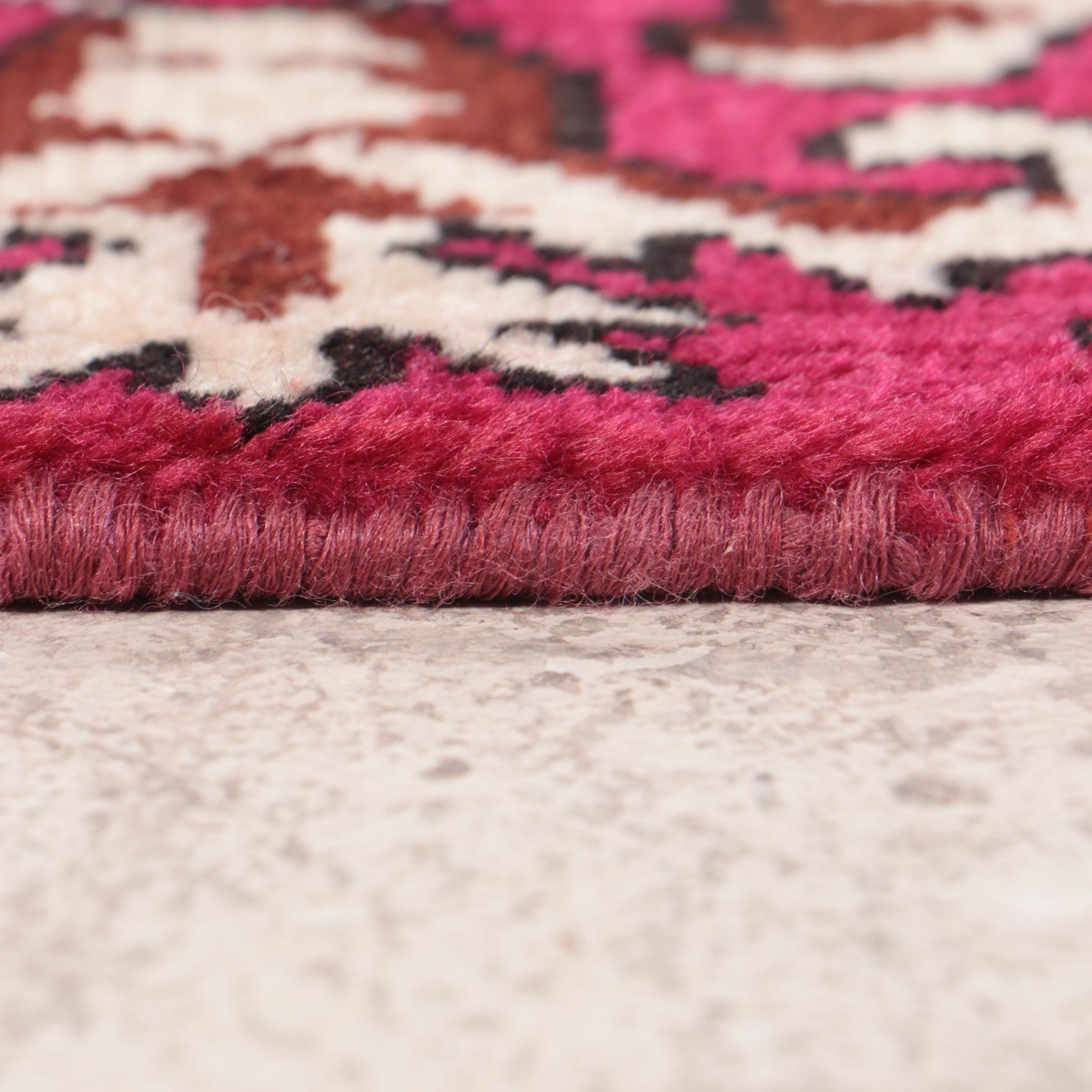 3'3 x 12'8 Hand-Knotted Chinese Art Deco Style Long Rug