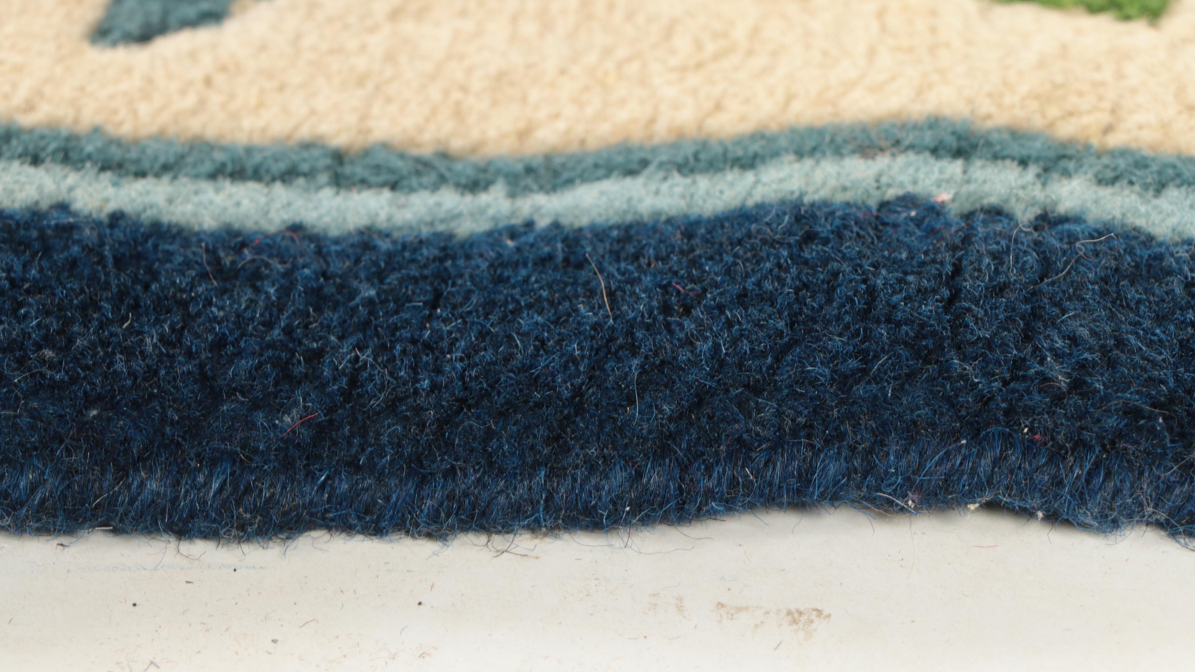 3' x 6'4 Hand-Knotted Chinese Nichols Style Area Rug