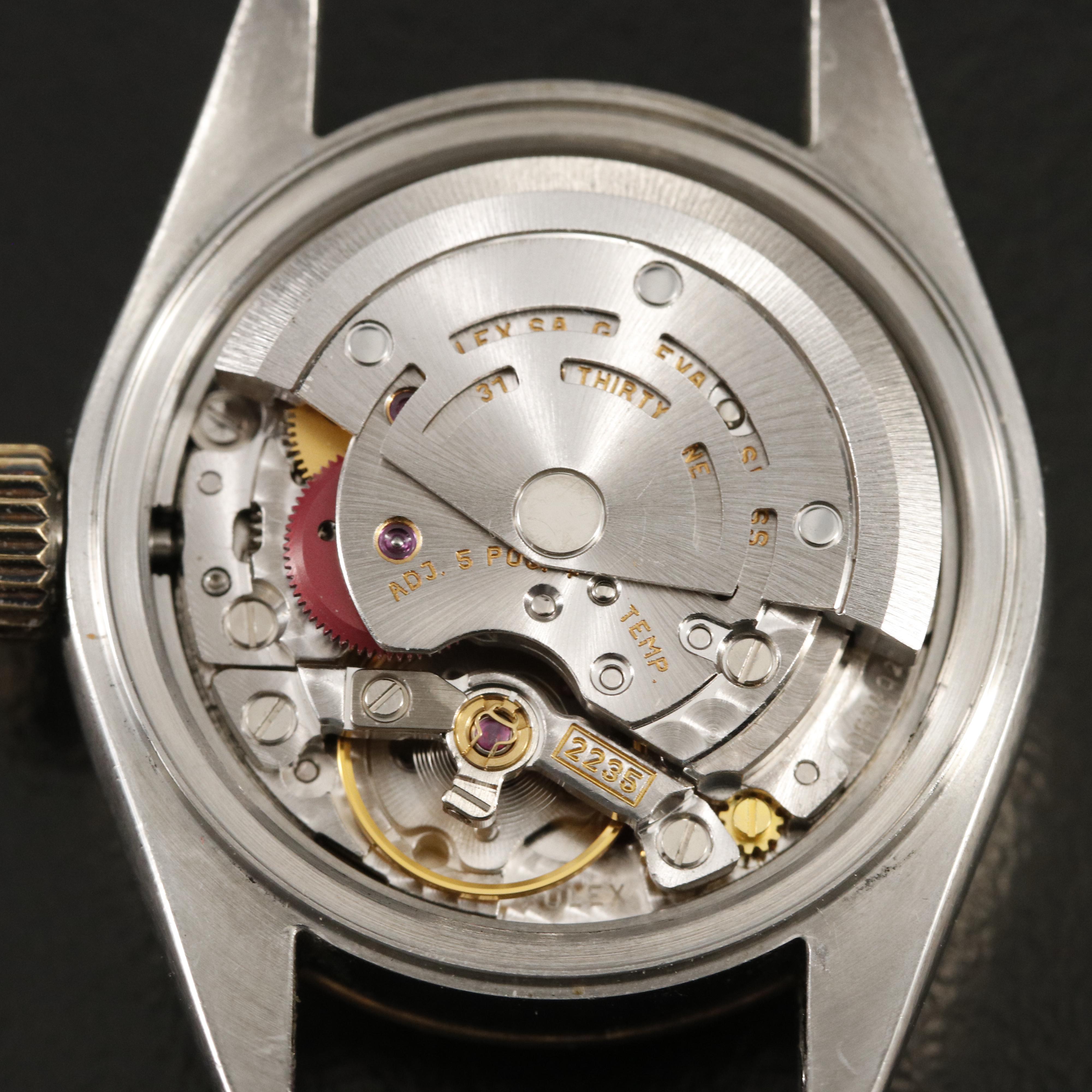 2001 Rolex Factory Diamond Dial 18K and Stainless Steel Datejust Watch