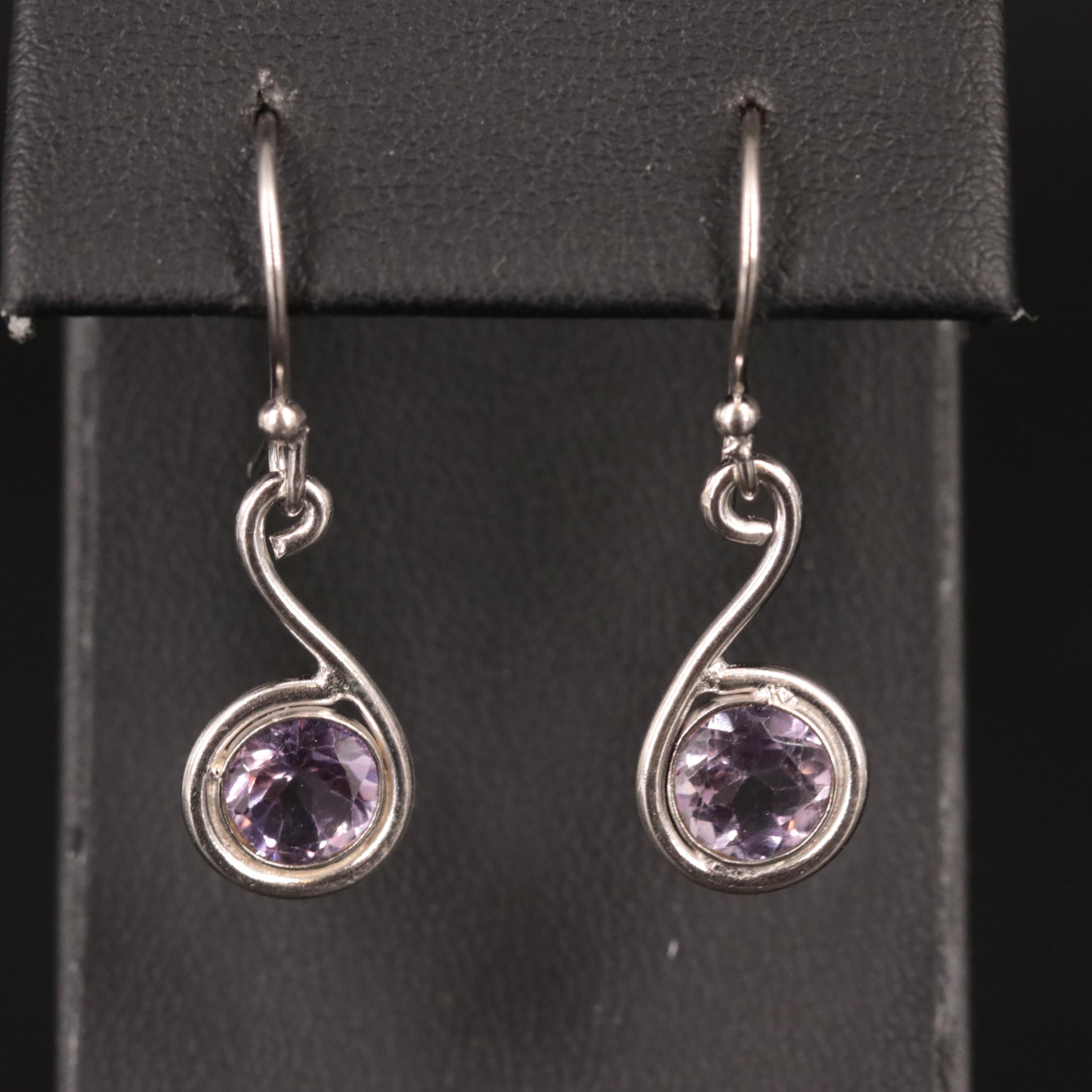 Gemstone Drop Earrings