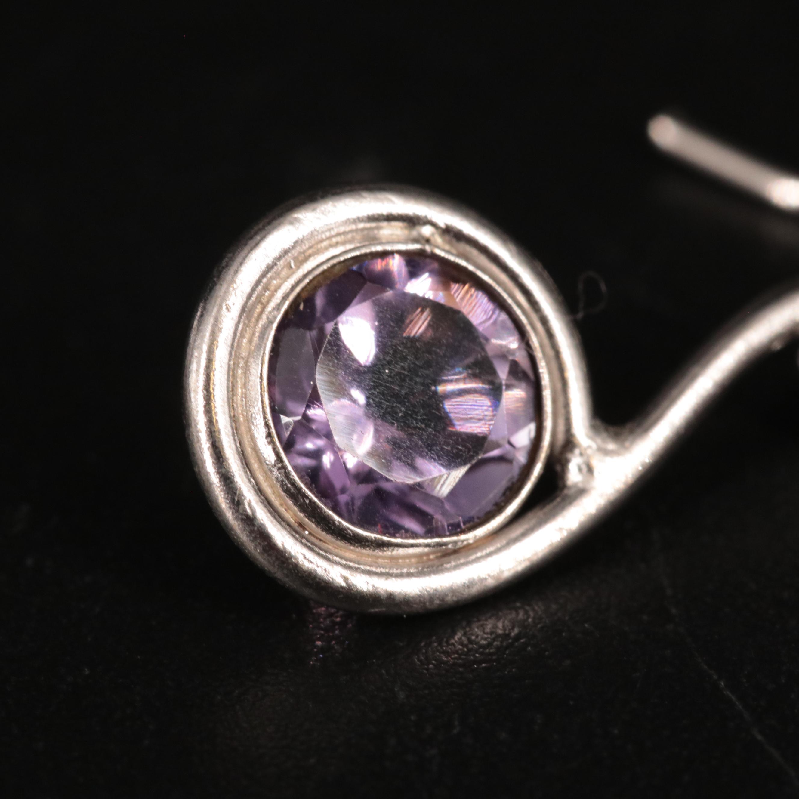 Gemstone Drop Earrings