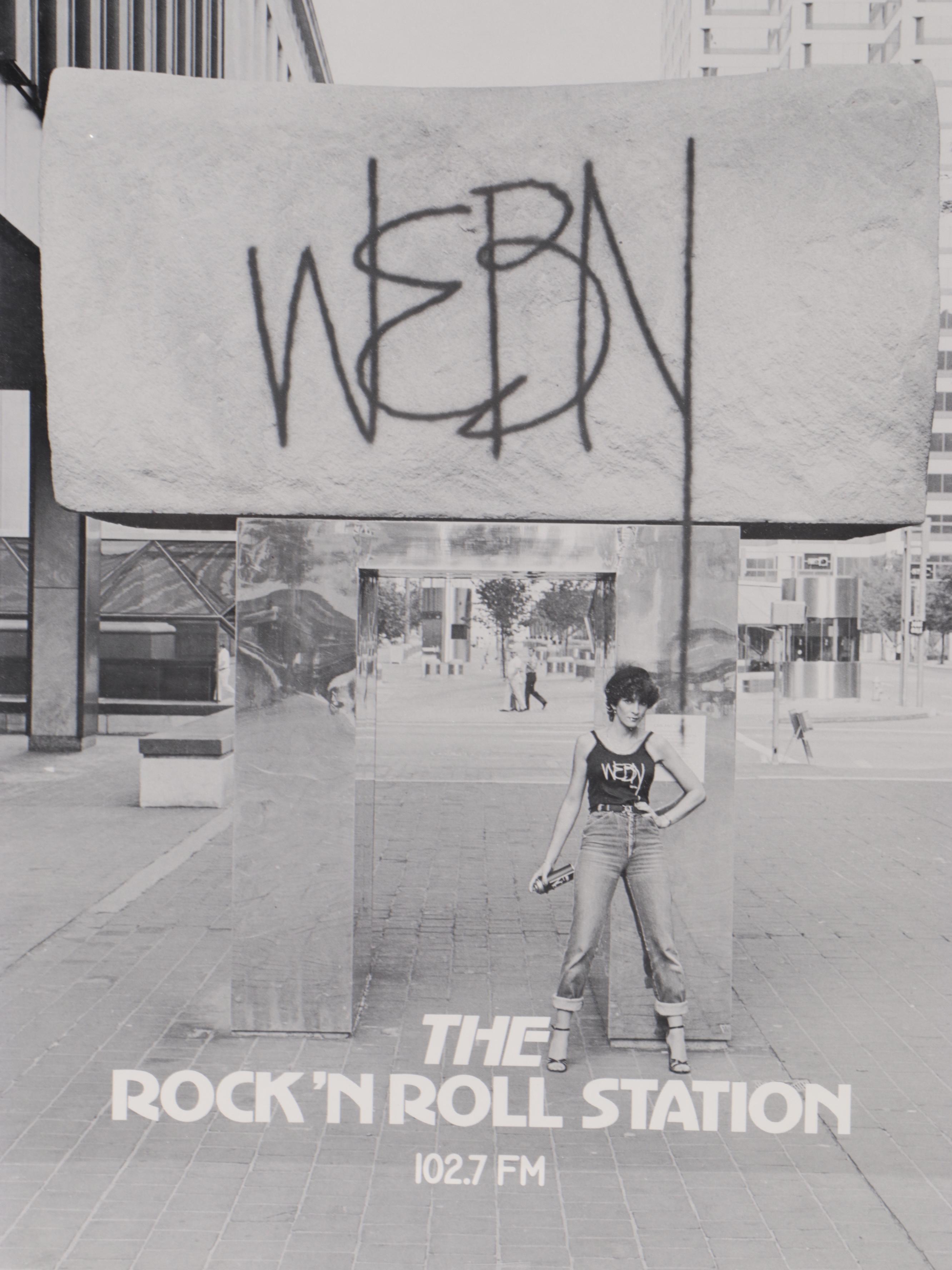 WEBN 10th Anniversary and Other Radio Station Framed Posters