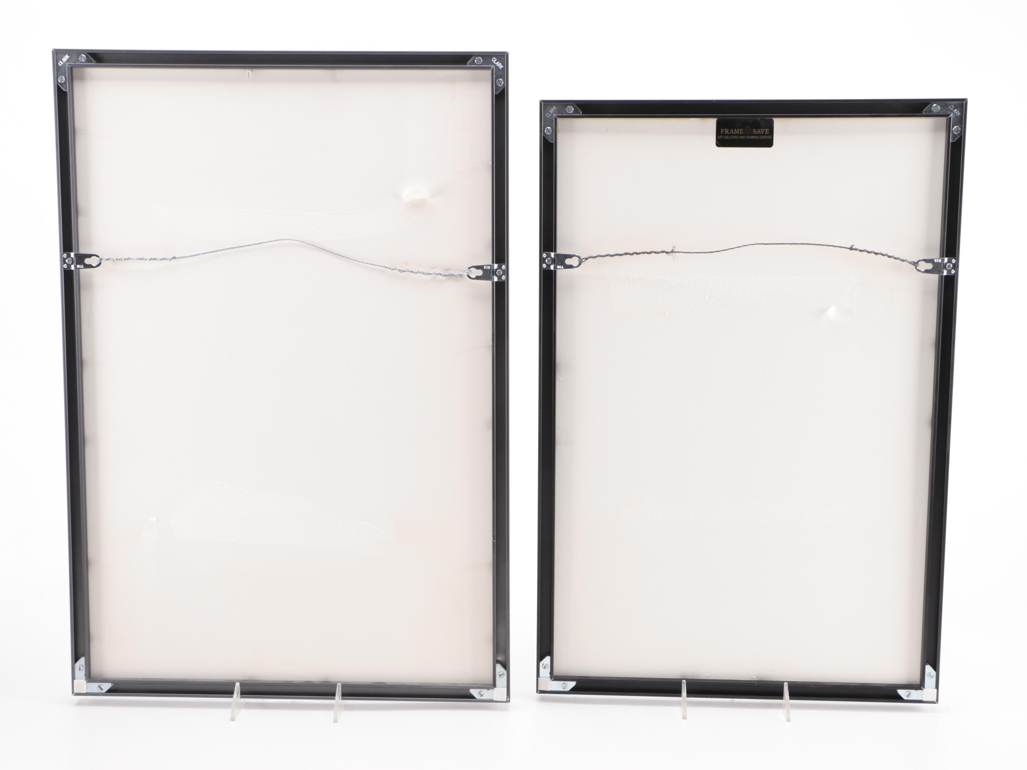 WEBN 10th Anniversary and Other Radio Station Framed Posters