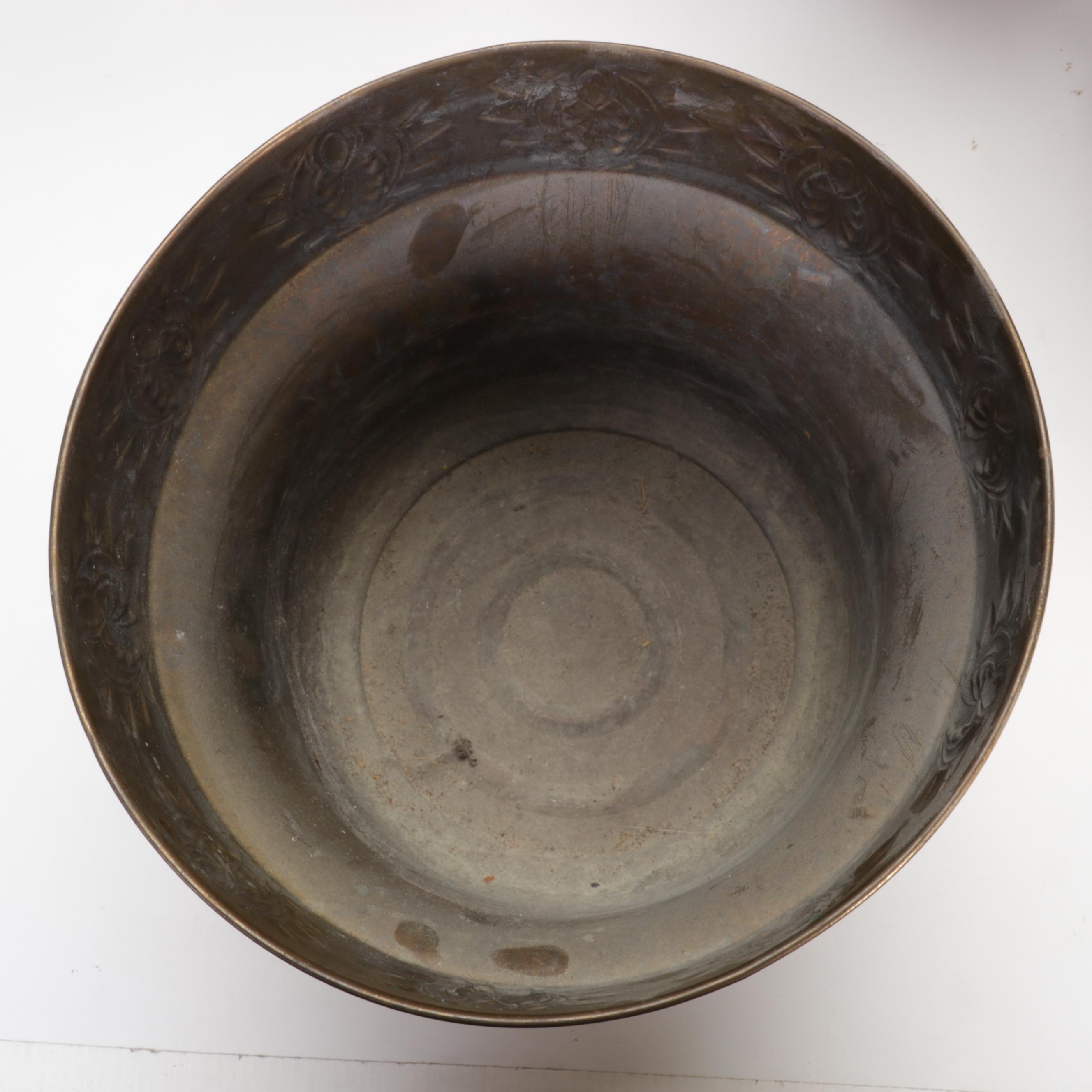 Brass Umbrella Stand, Candlestick Candelabra, Vase, and More