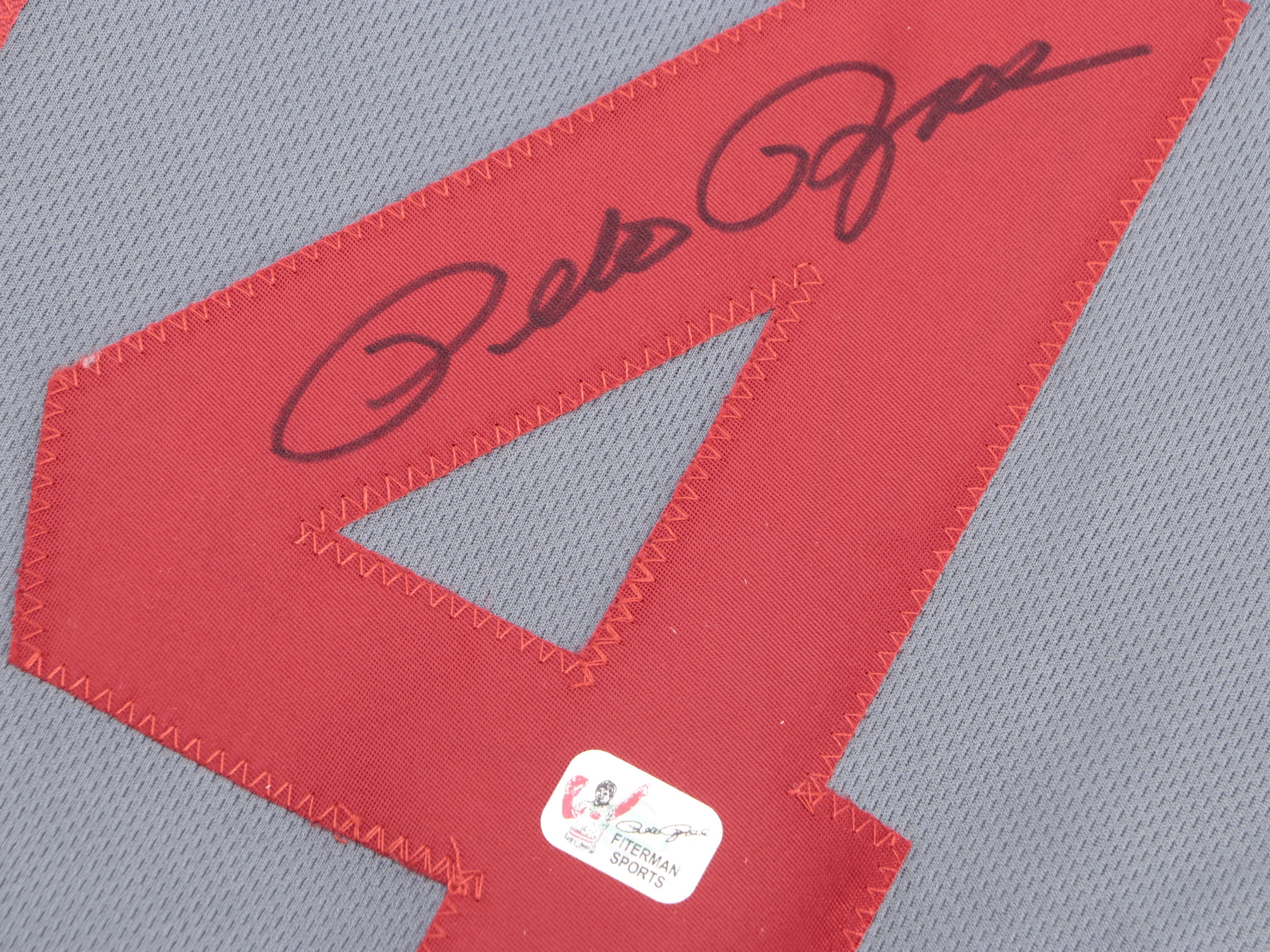 Cincinnati Reds Pete Rose Signed Baseball Jersey