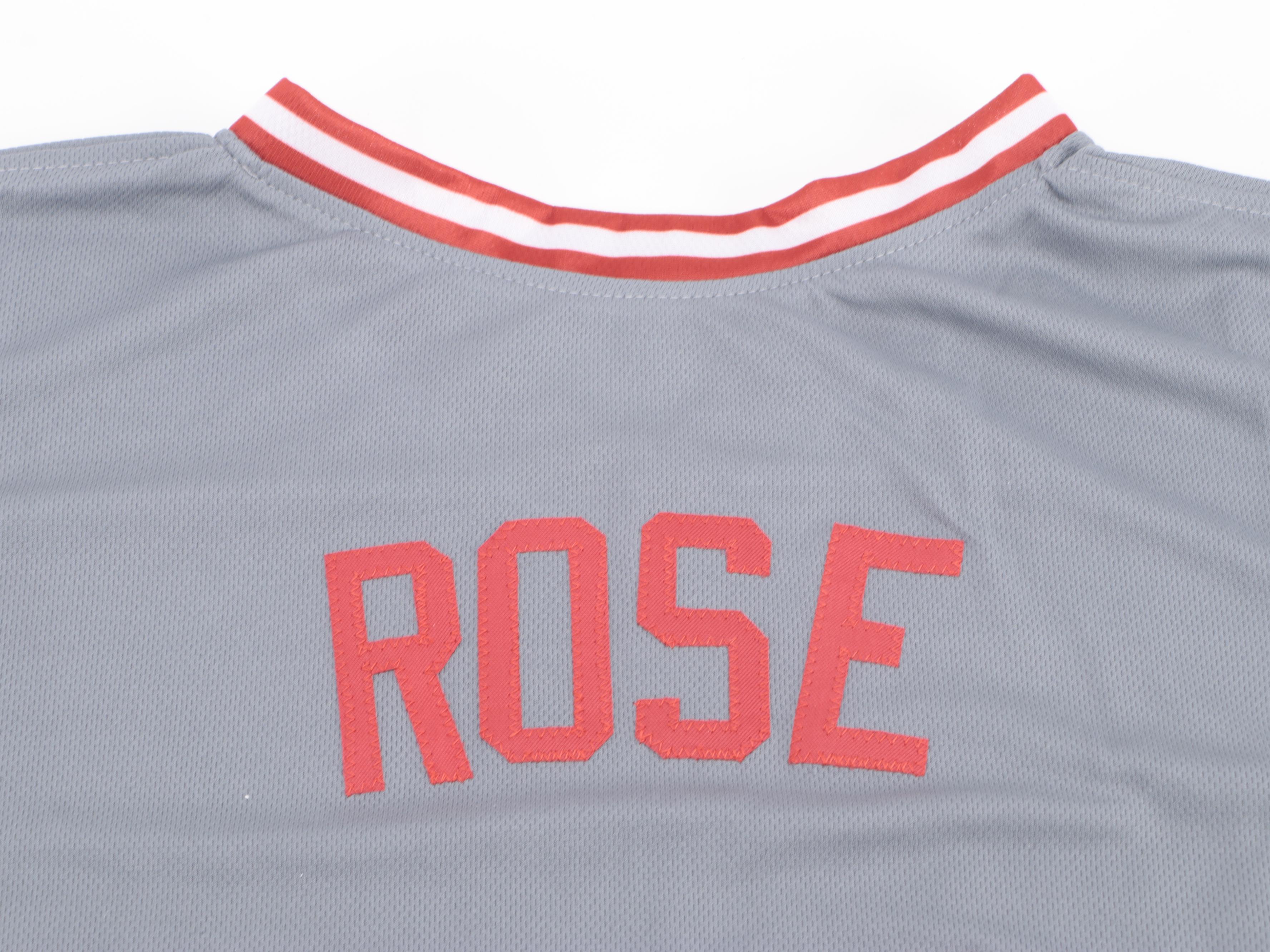 Cincinnati Reds Pete Rose Signed Baseball Jersey